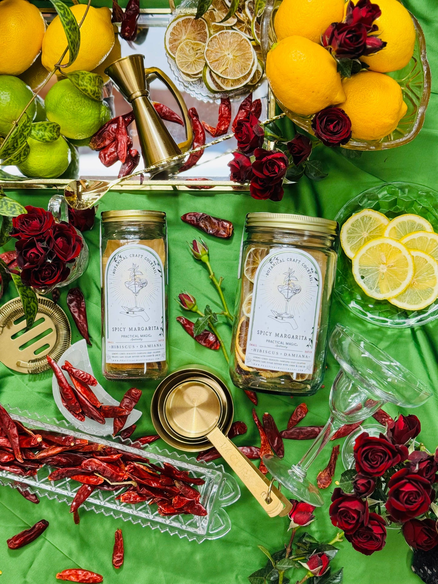 Spicy Margarita Hibiscus Craft Cocktail/Mocktail Infusion Kit.