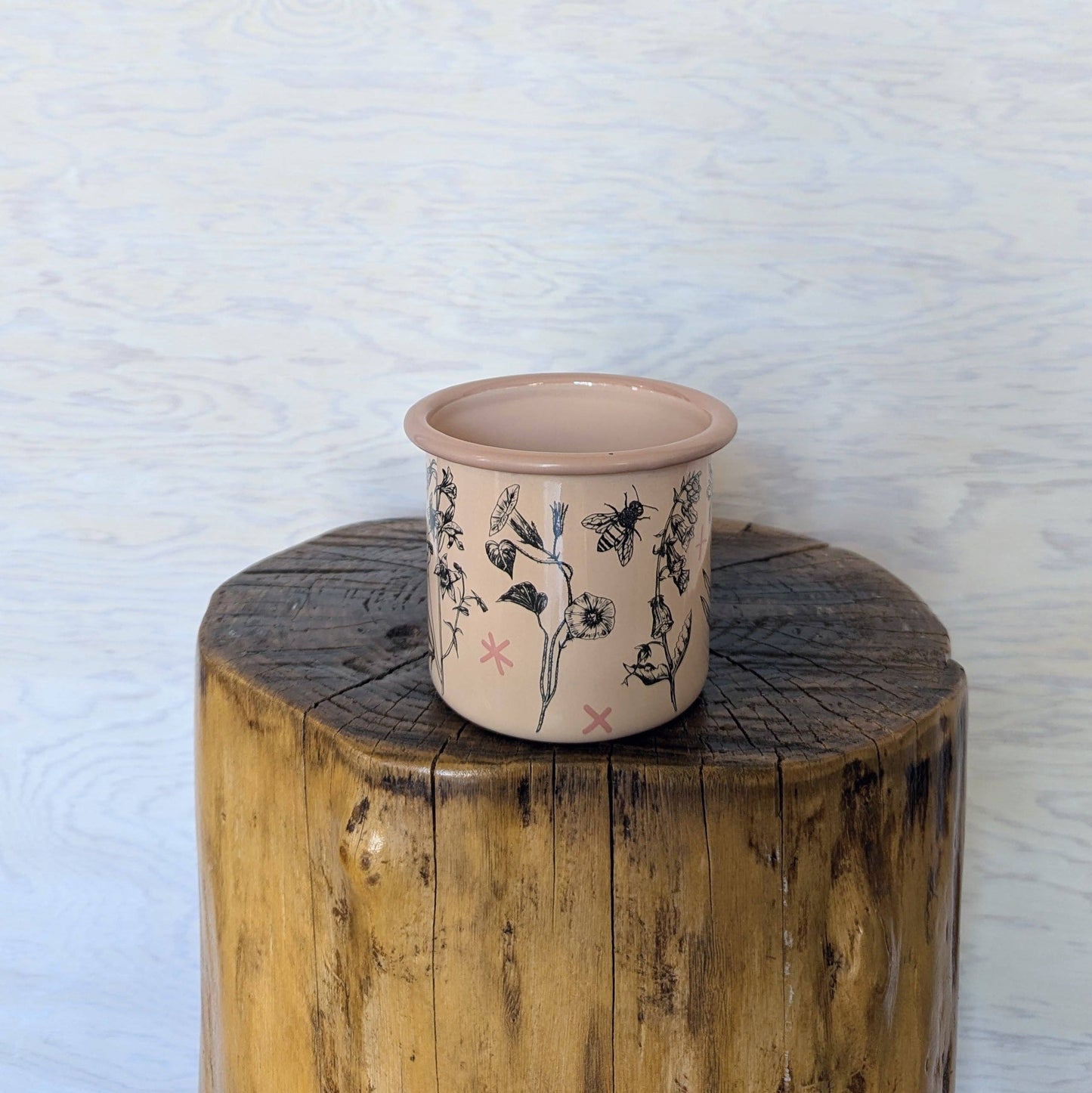 Fatal Florals Enamel Mug