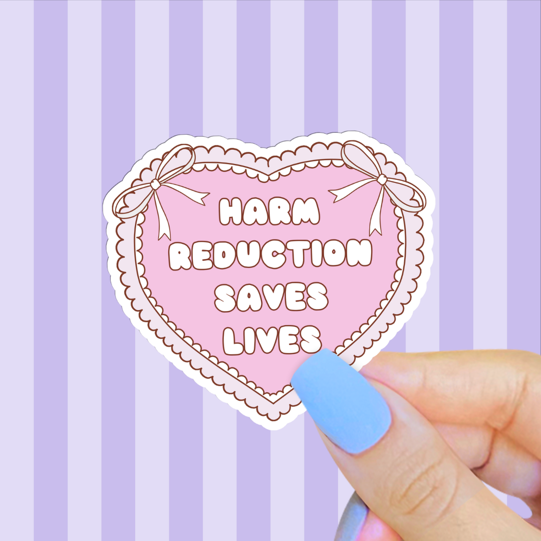 Harm Reduction Saves Lives Sticker | 2"