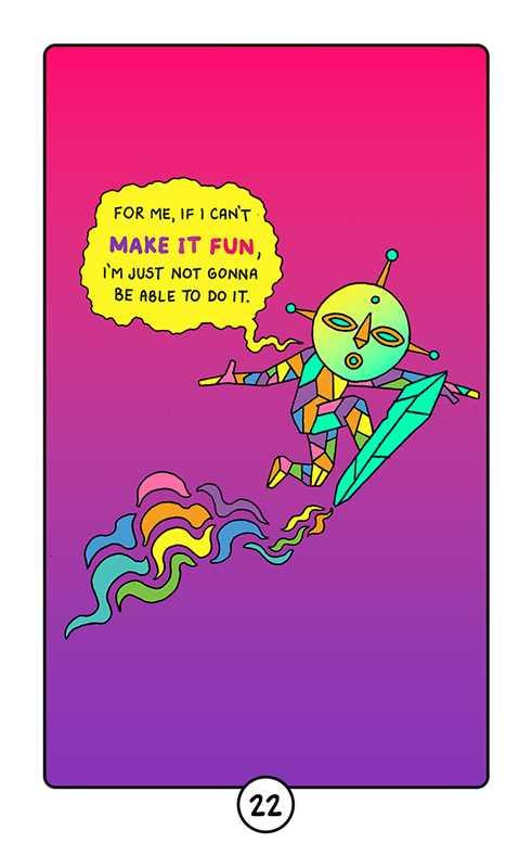 Rainbow Brainskull Oracle Deck.