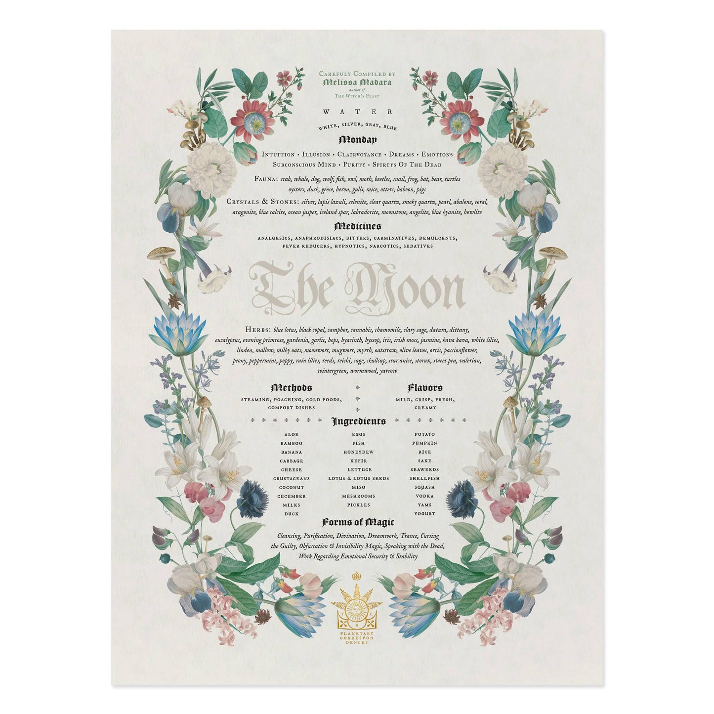 Open Sea moon print