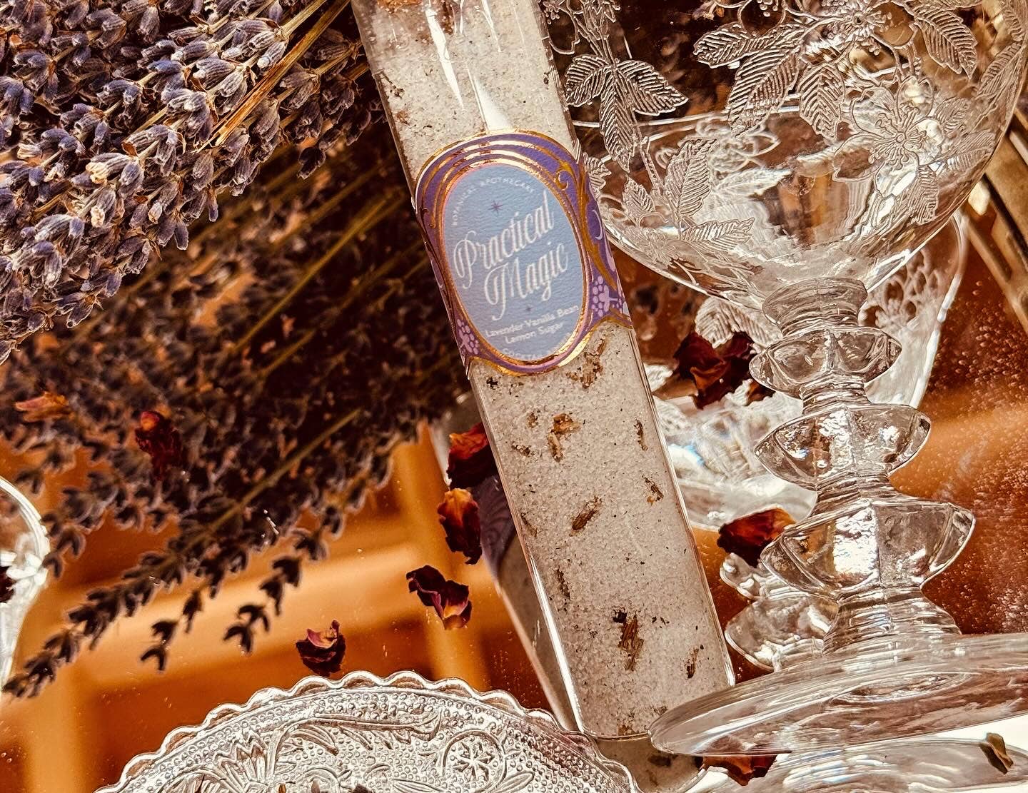 Lavender Vanilla Bean Lemon Sugar Cocktail/Mocktail Rimmer