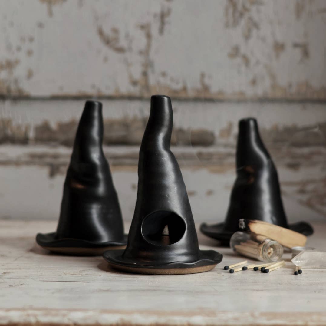 Witch Hat Incense Burner | Handmade Stoneware.
