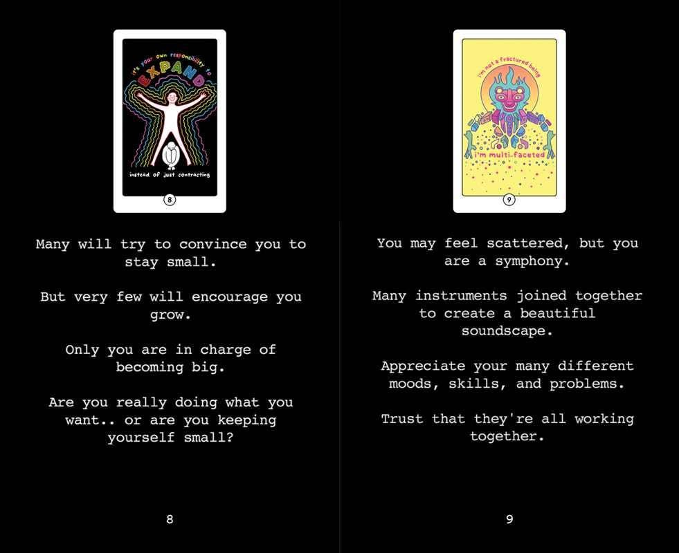 Rainbow Brainskull Oracle Deck.