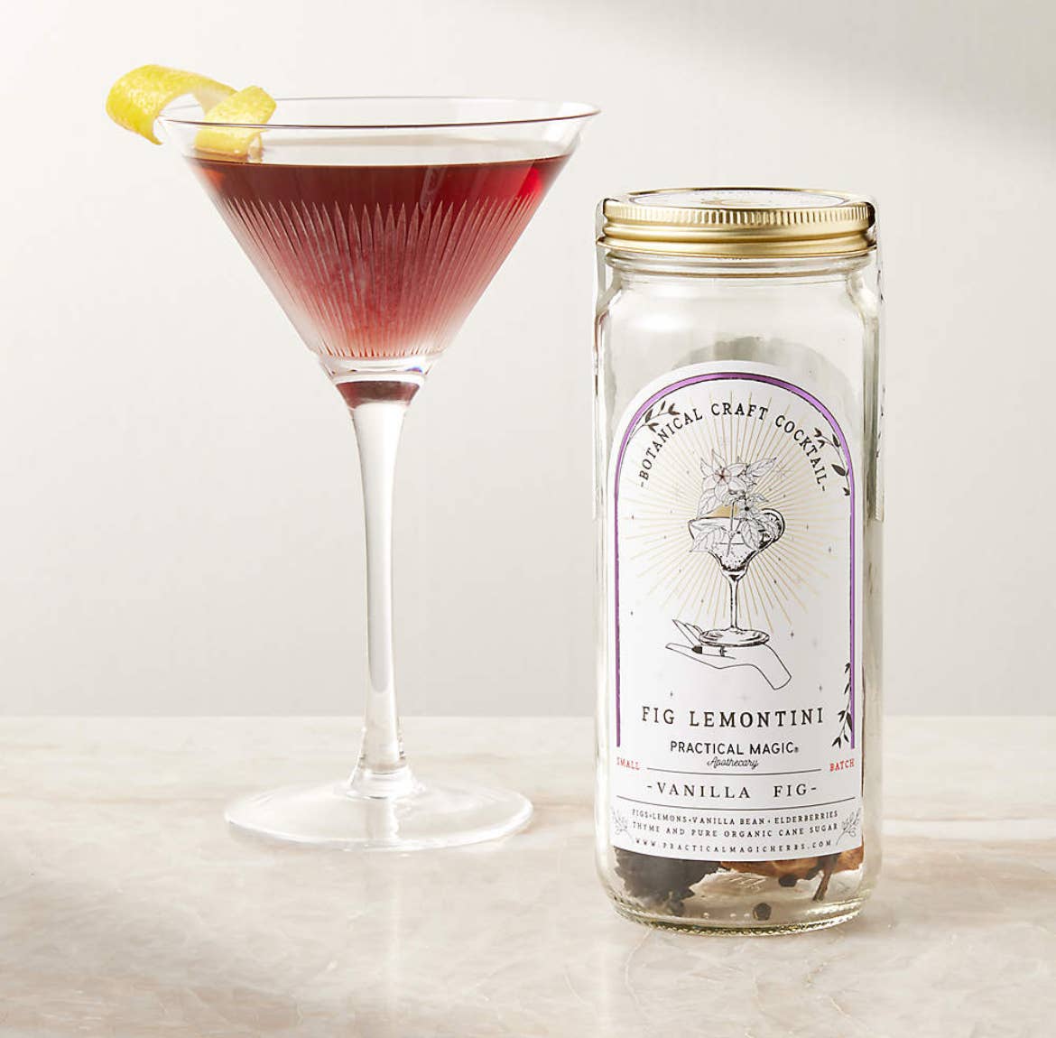 Fig Lemontini Craft Cocktail/Mocktail Infusion Kit