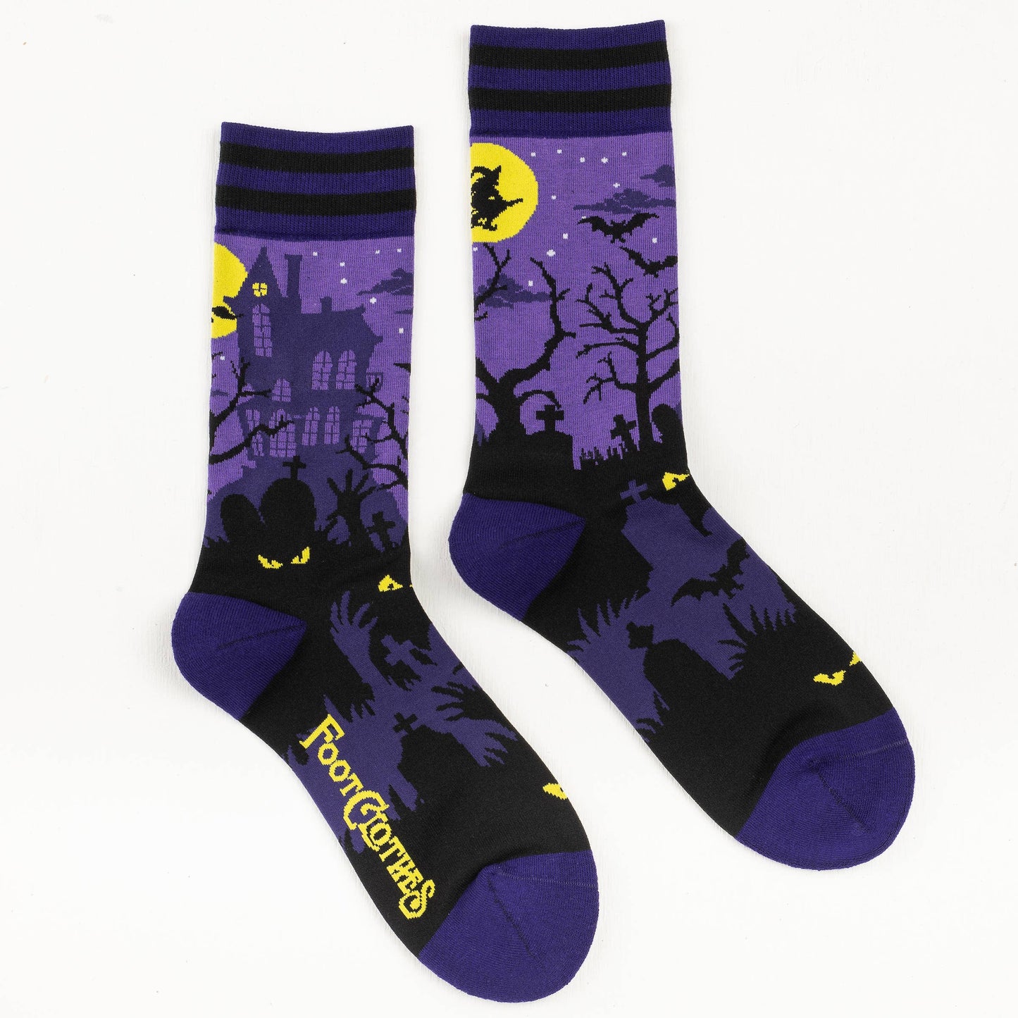 Haunted House Crew Socks.