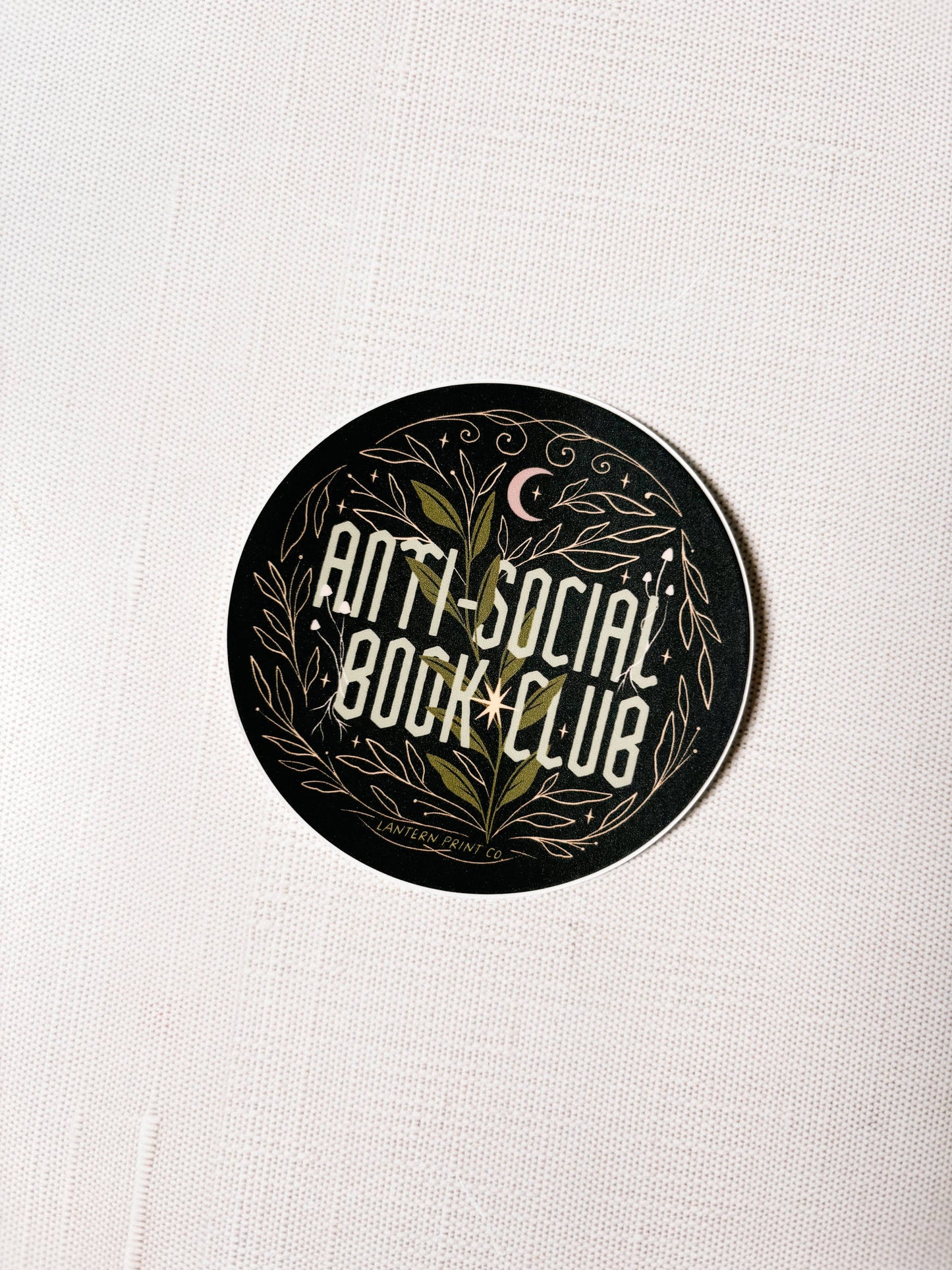 Anti-Social Book Club 3" Matte Sticker