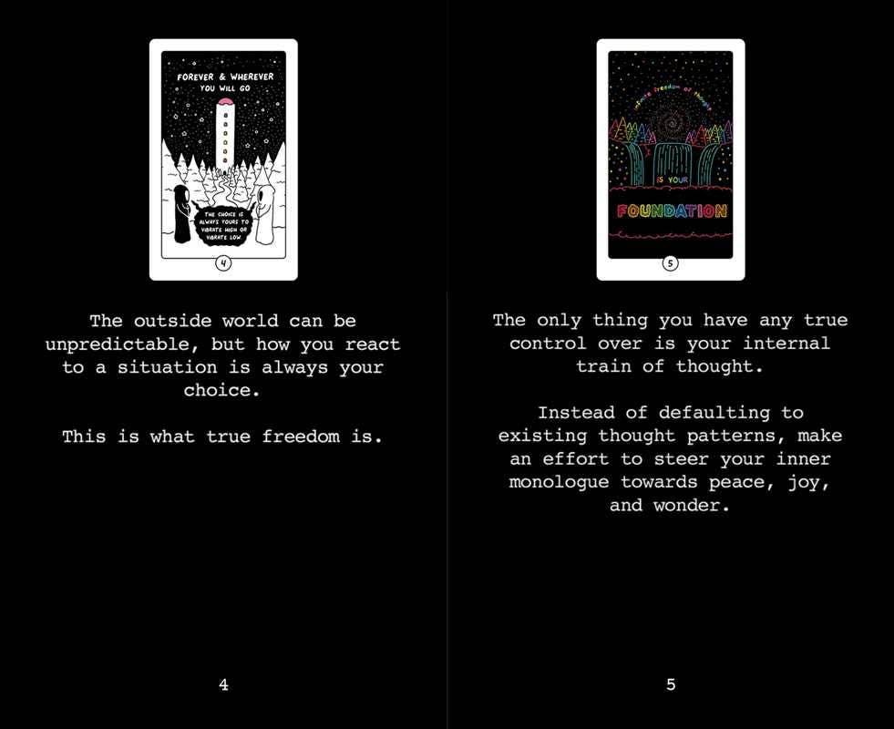 Rainbow Brainskull Oracle Deck.