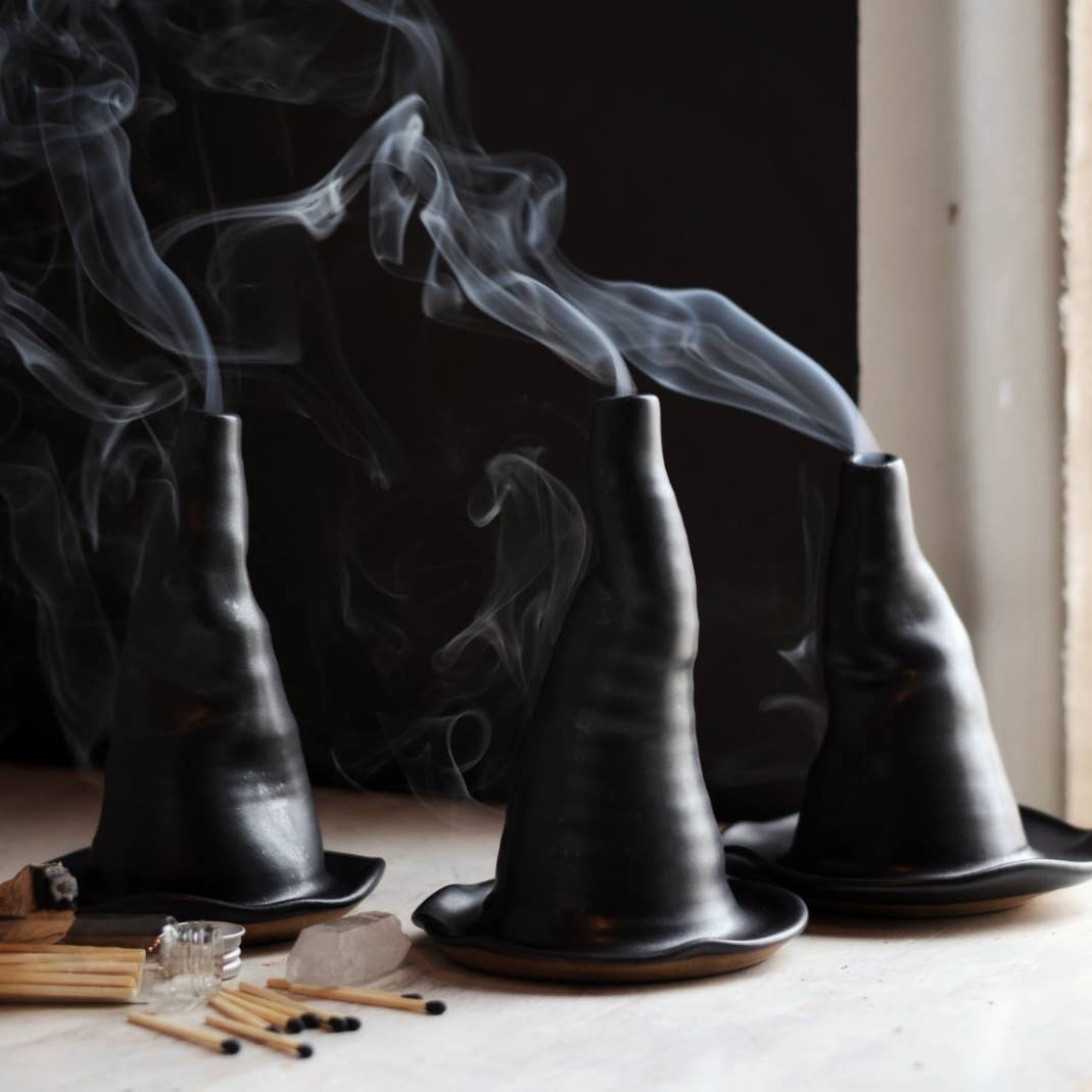 Witch Hat Incense Burner | Handmade Stoneware.