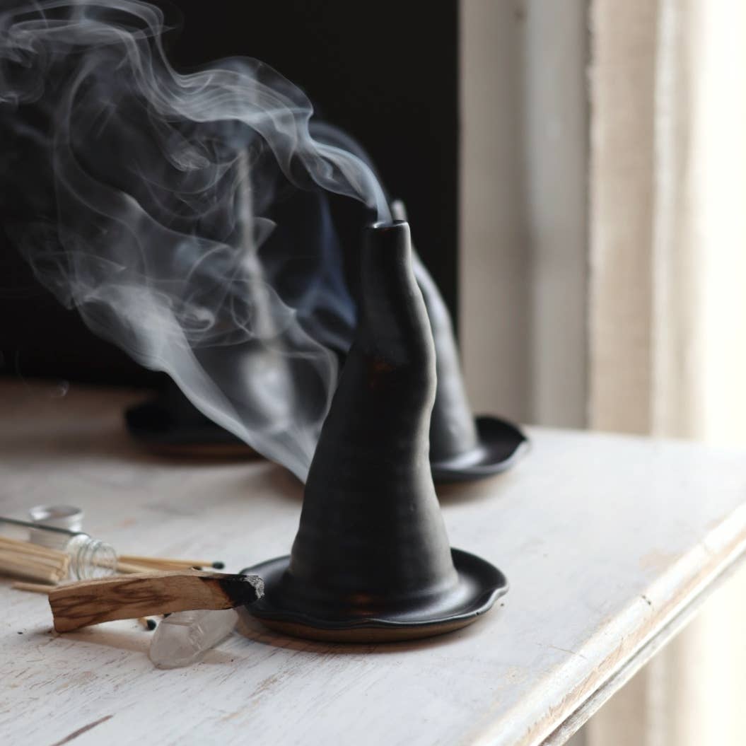 Witch Hat Incense Burner | Handmade Stoneware.