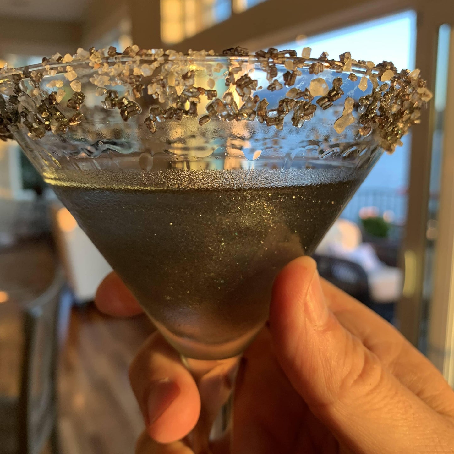 Cocktail Glitter - Black.