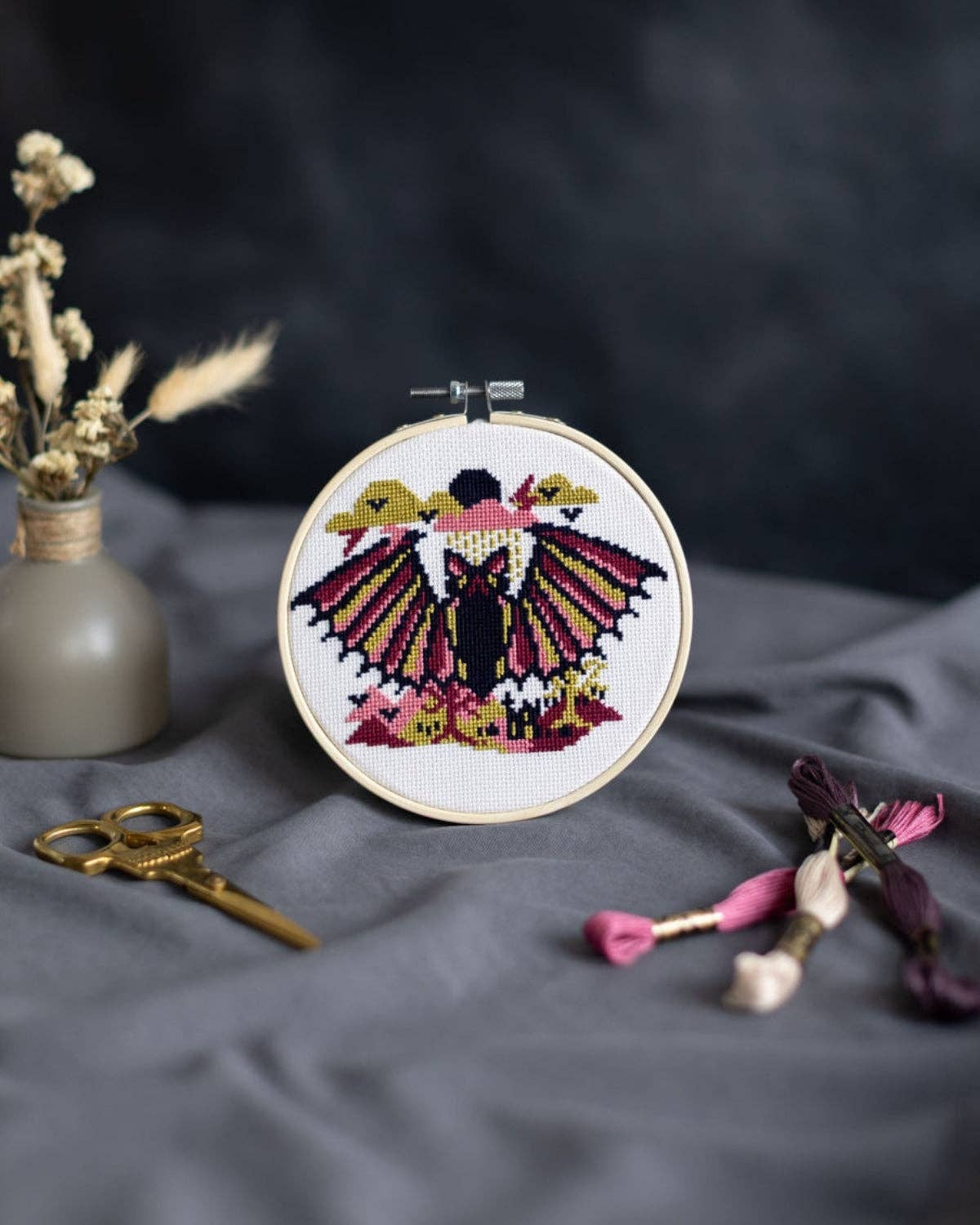 'The Vampire Bat' Cross Stitch Kit