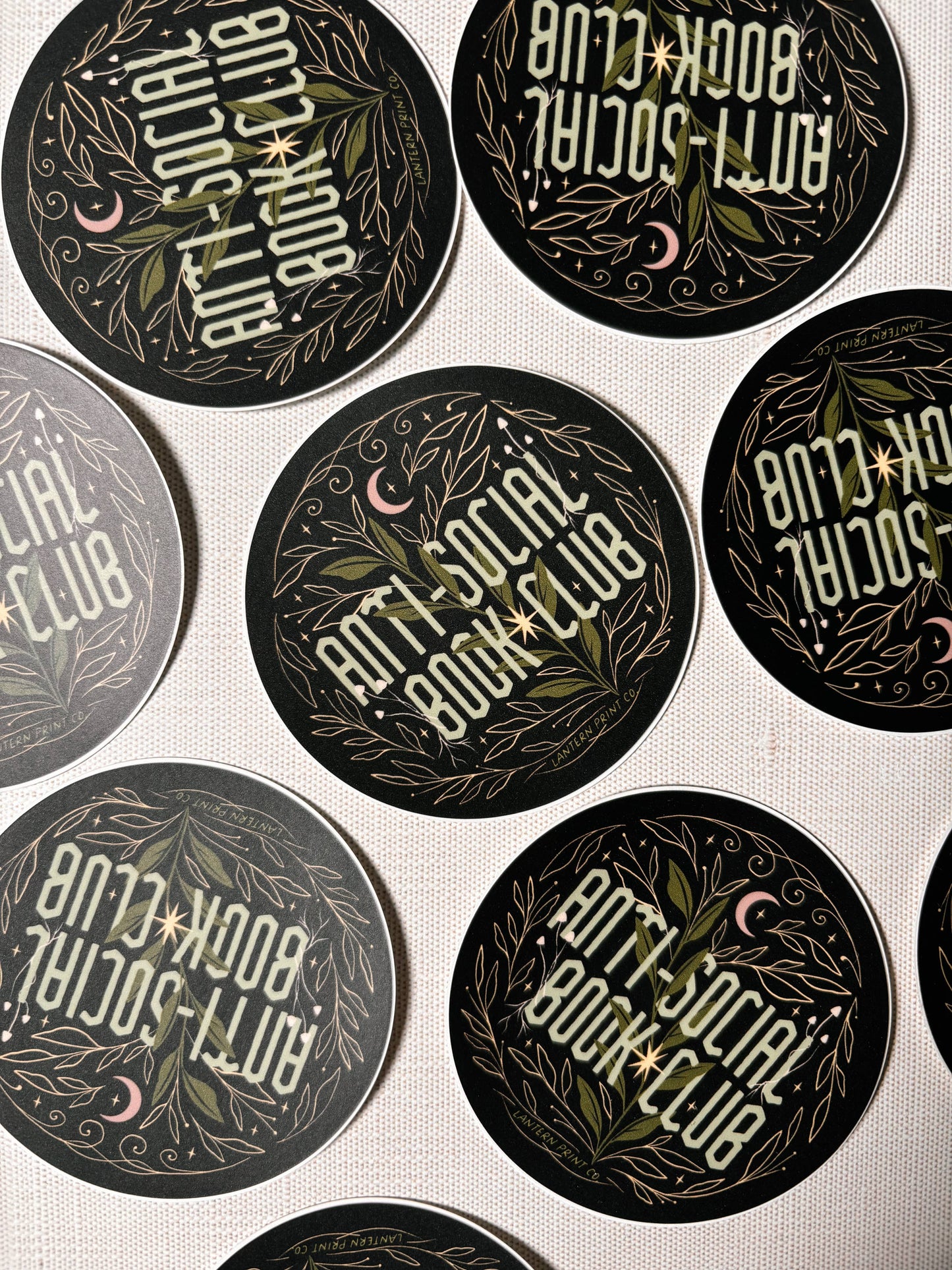 Anti-Social Book Club 3" Matte Sticker
