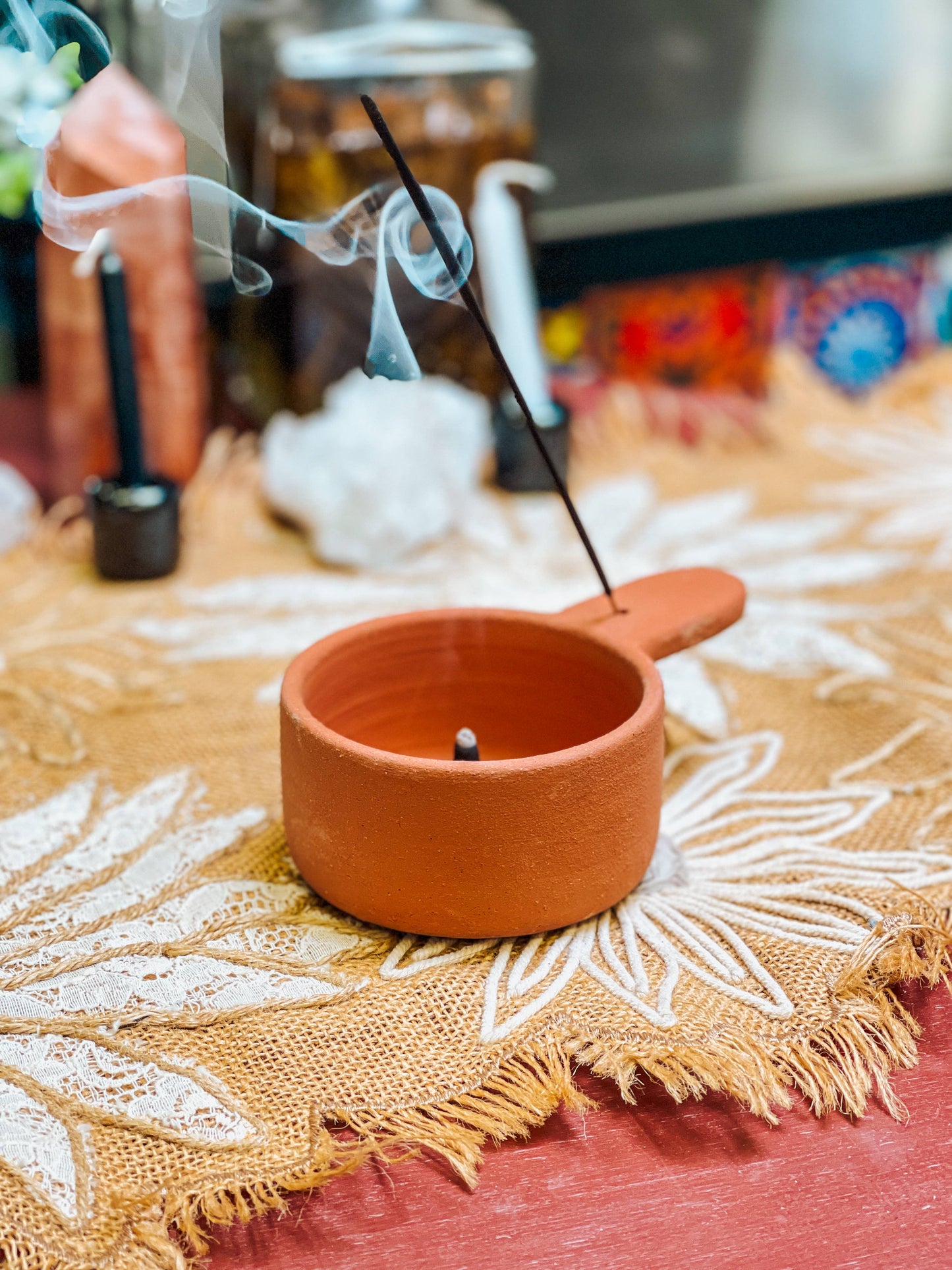 Raw Clay Burner - Copalera de Barro