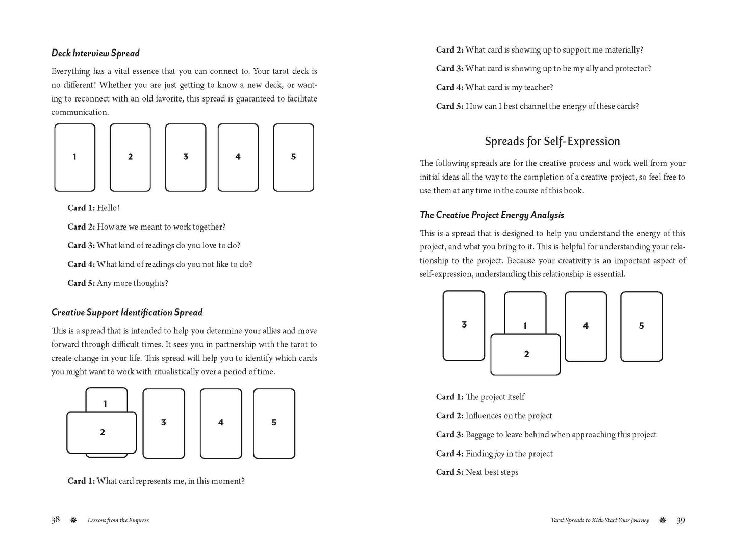 Lessons from the Empress: A Tarot Workbook for Self-Care and Creative Growth