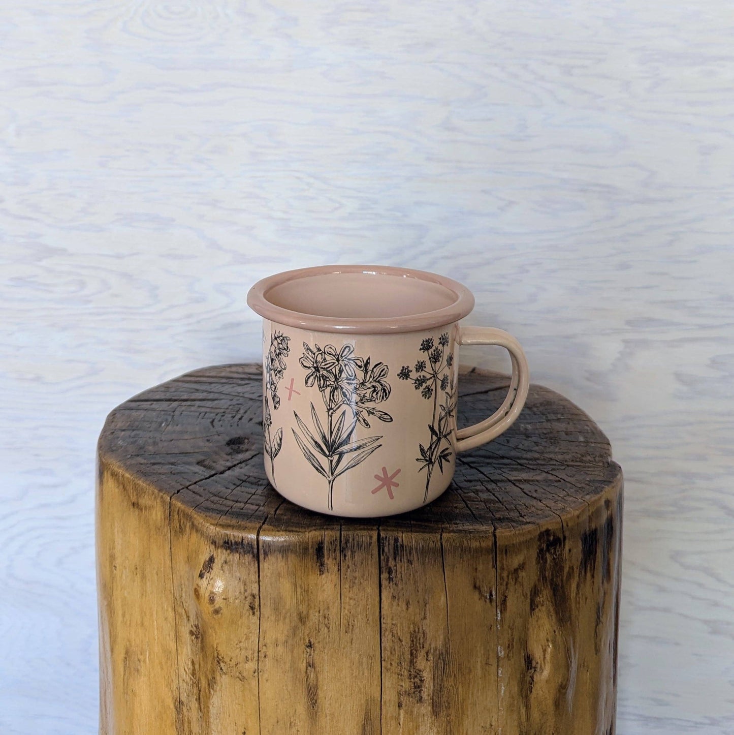 Fatal Florals Enamel Mug