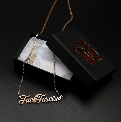 F*ck Fascism Necklace