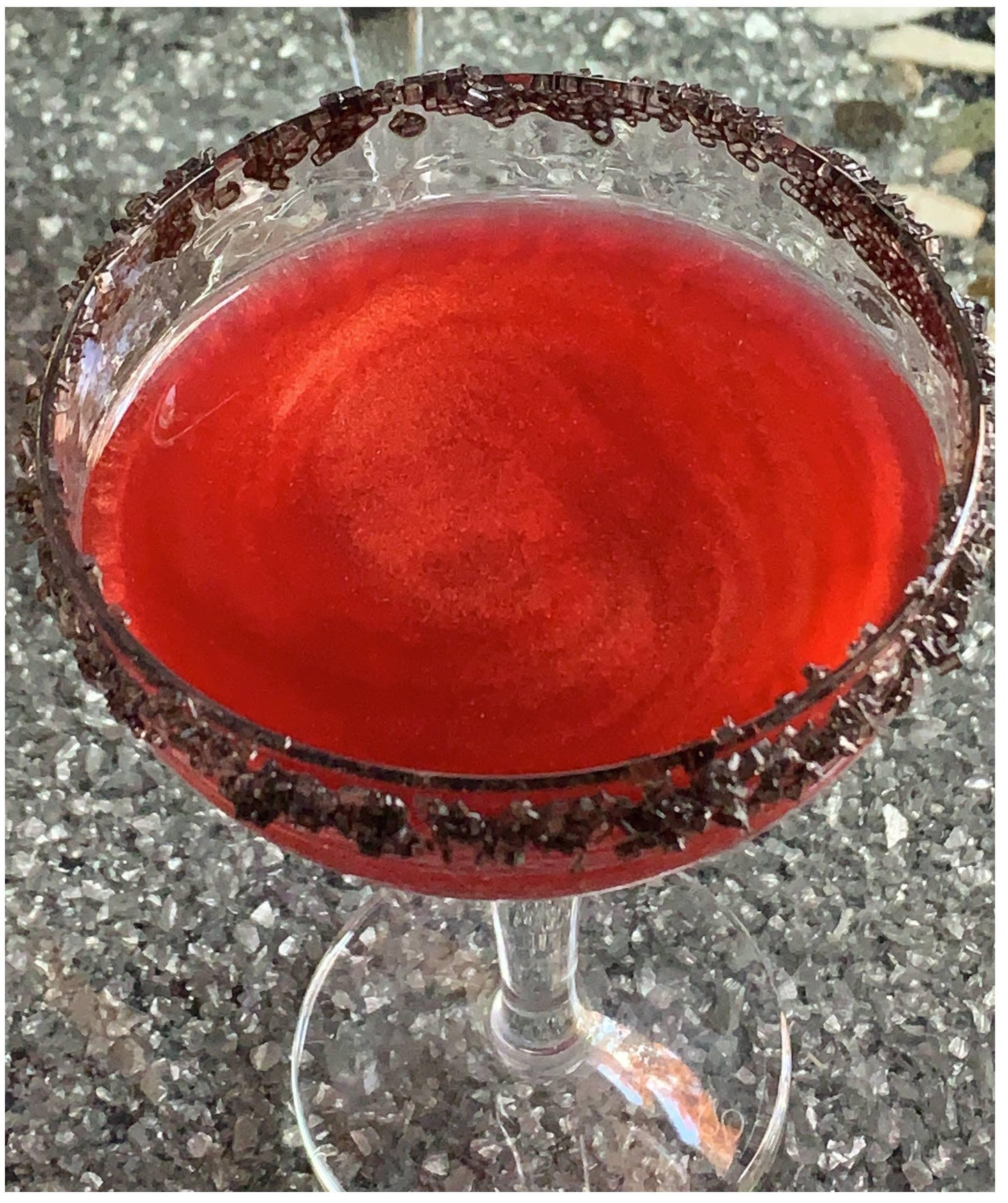 Cocktail Glitter - Red.