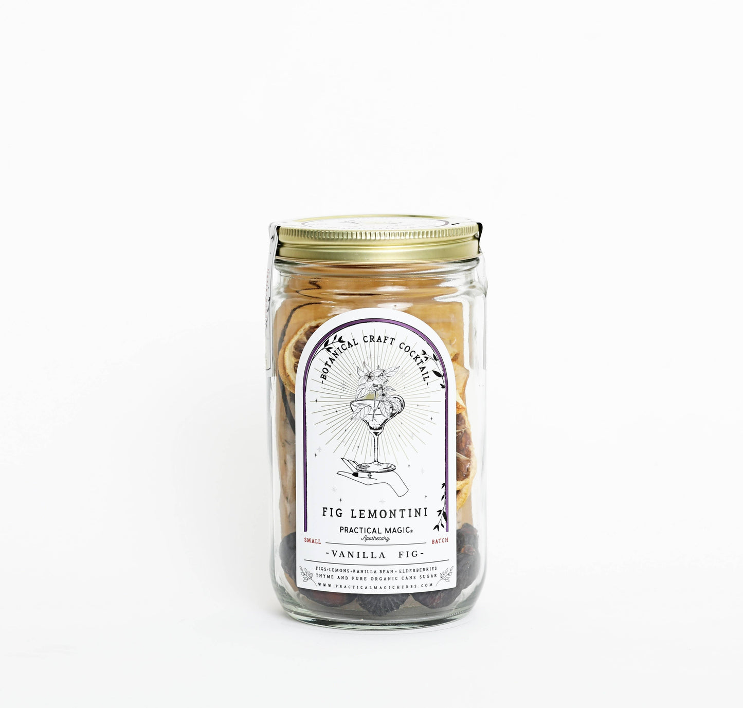 Fig Lemontini Craft Cocktail/Mocktail Infusion Kit.
