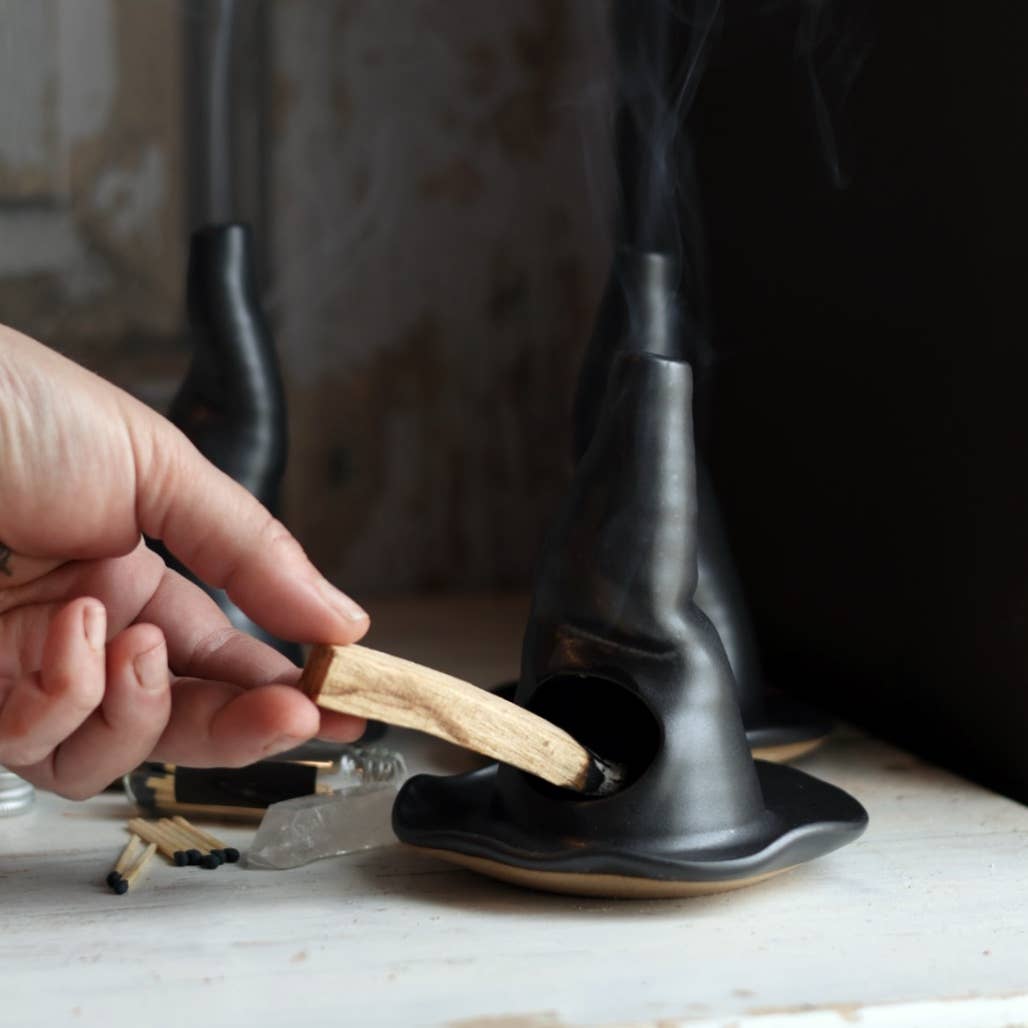Witch Hat Incense Burner | Handmade Stoneware.