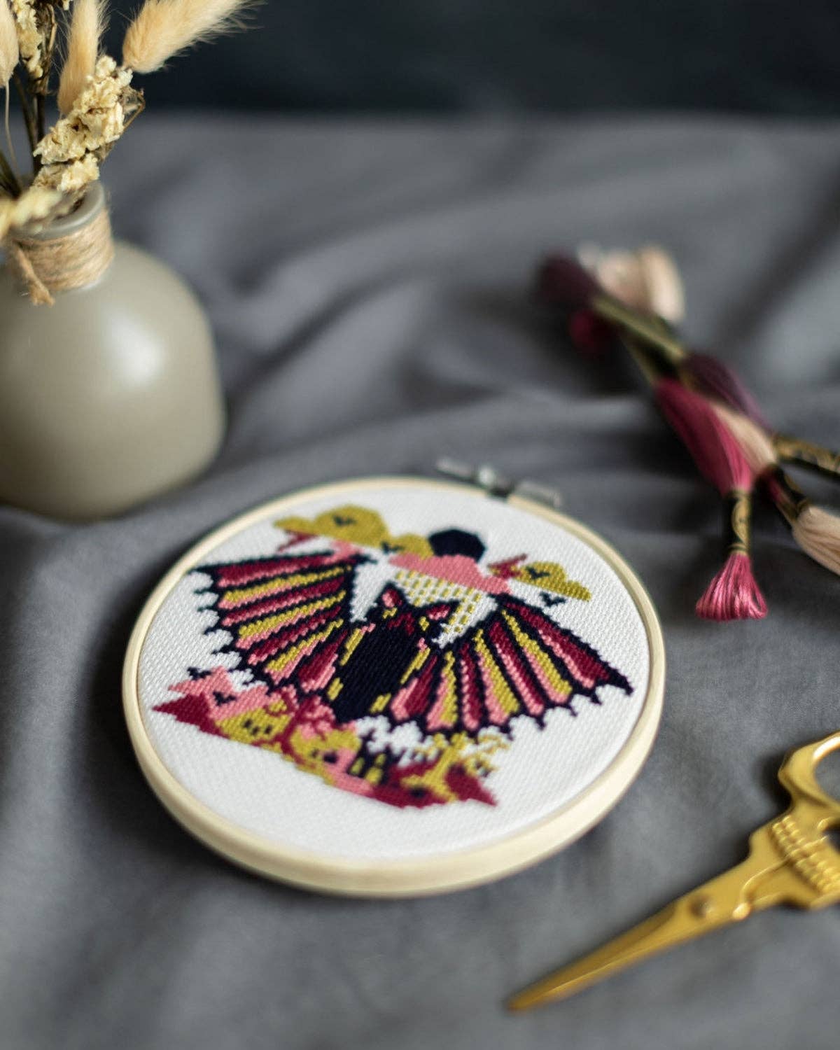 'The Vampire Bat' Cross Stitch Kit