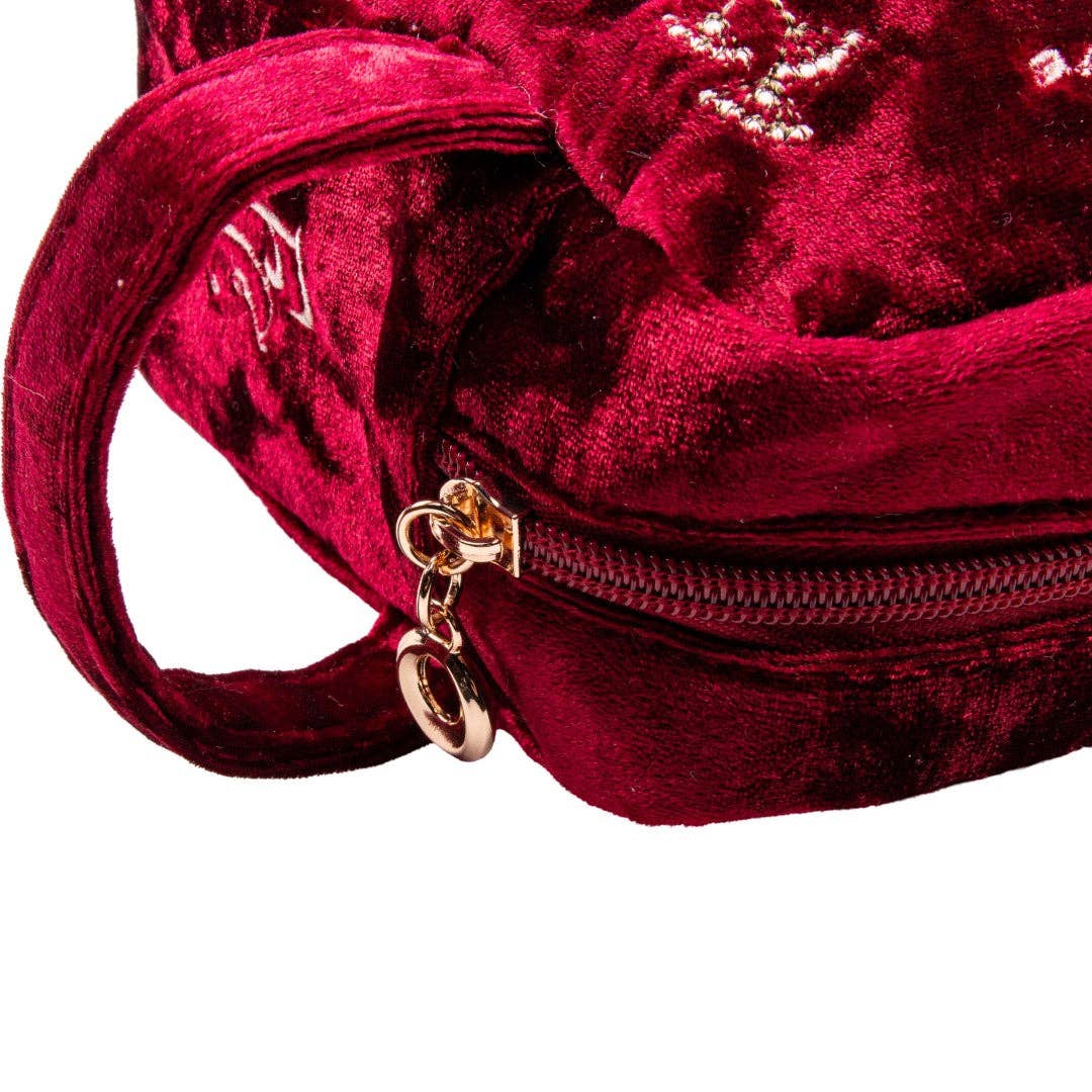 Baneful Botany Velvet Cosmetic Bag.