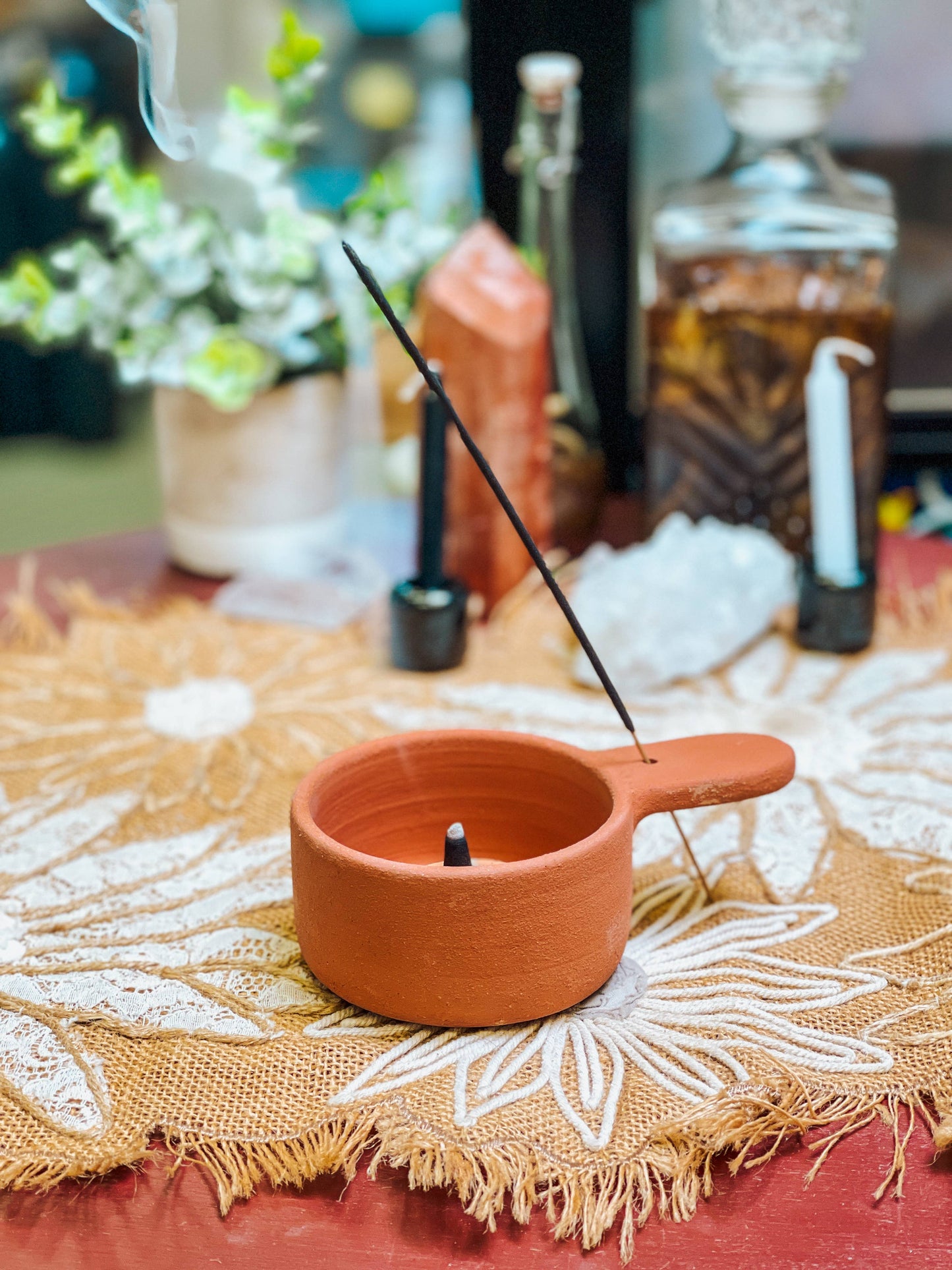 Raw Clay Burner - Copalera de Barro