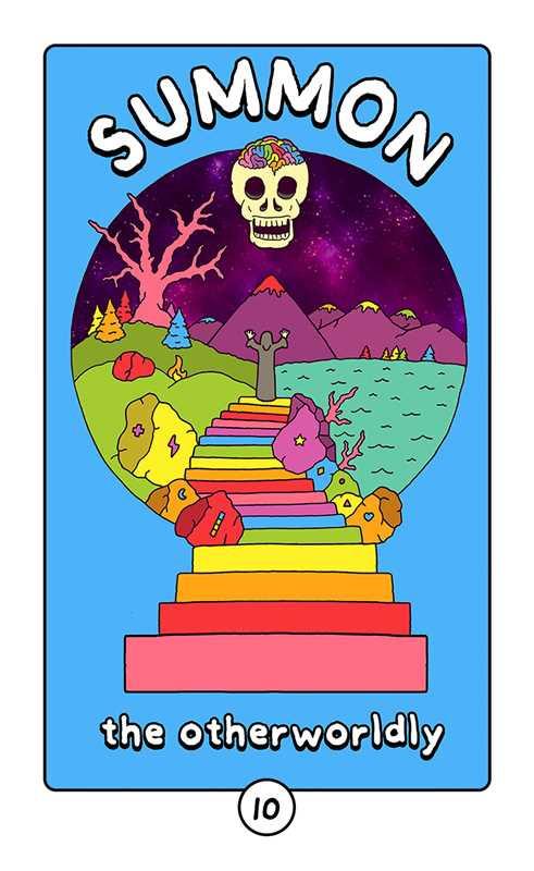 Rainbow Brainskull Oracle Deck.