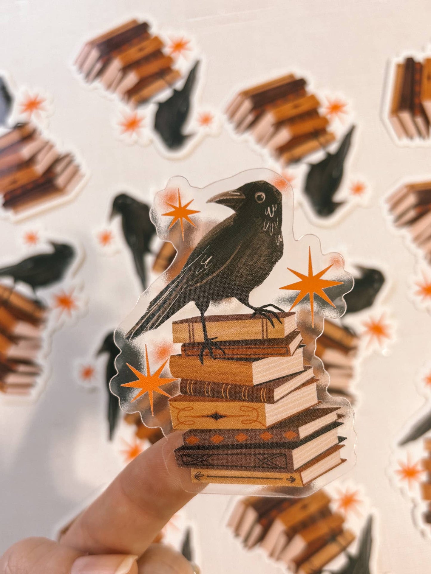 Harbinger & Books Clear Vinyl Sticker.