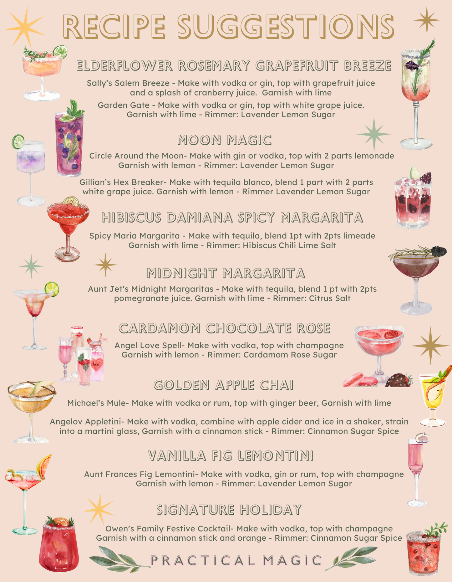 Fig Lemontini Craft Cocktail/Mocktail Infusion Kit