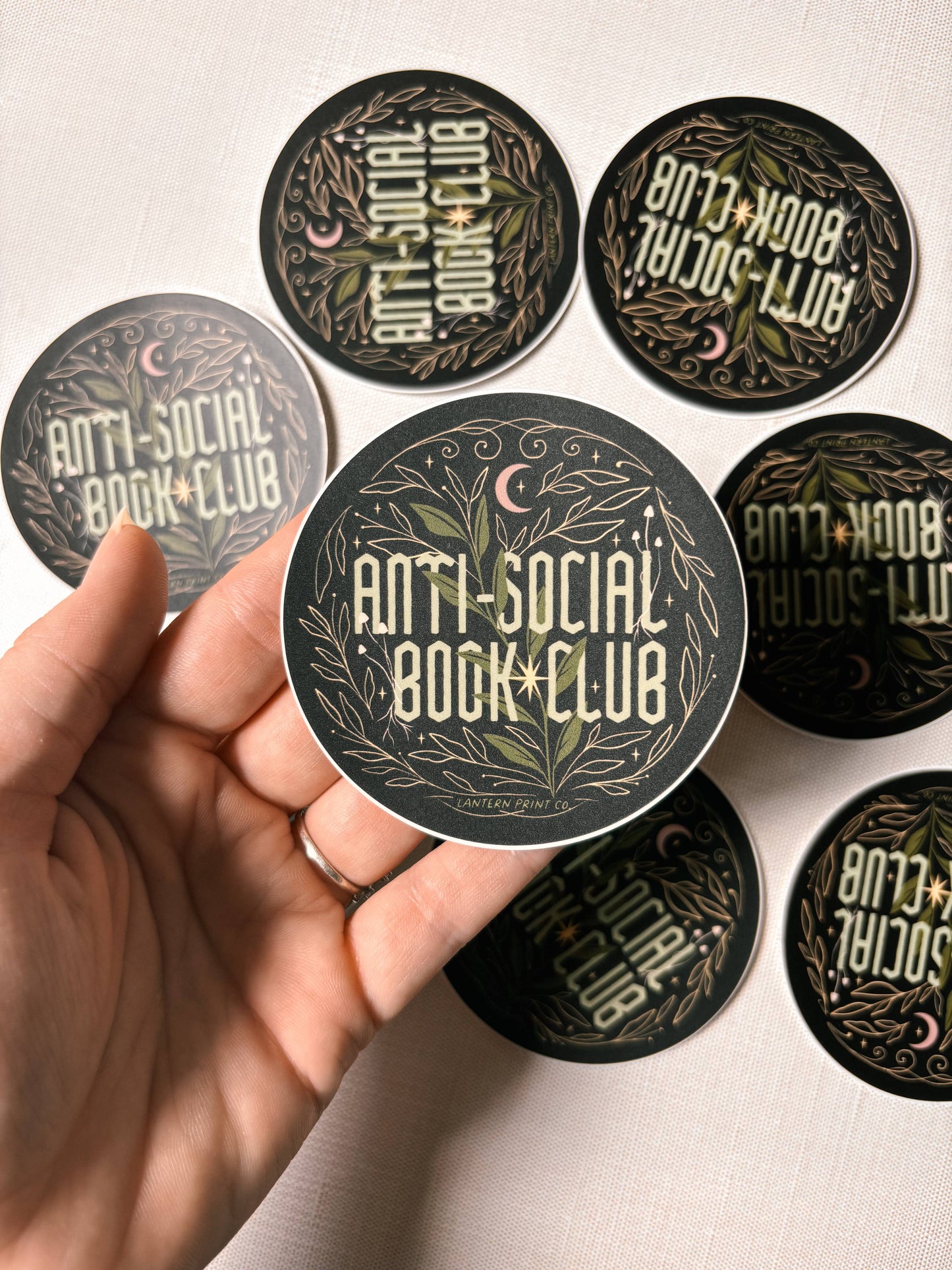 Anti-Social Book Club 3" Matte Sticker