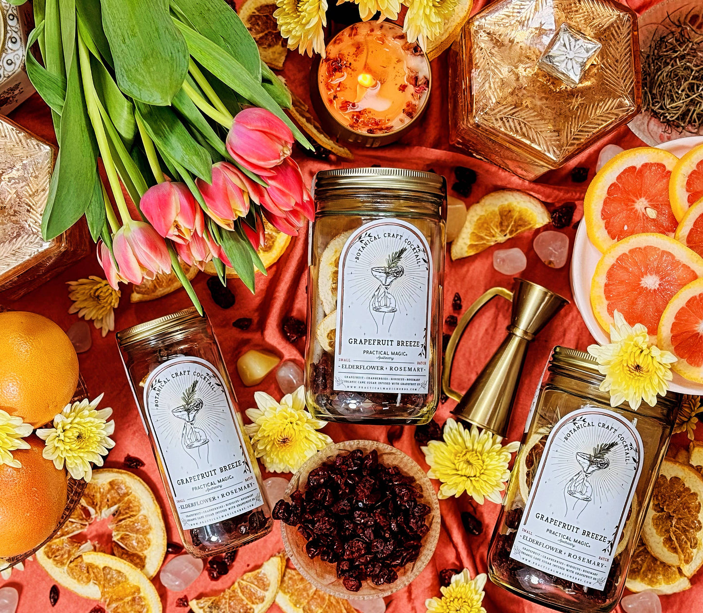 Grapefruit Breeze Cocktail/Mocktail Infusion Kit