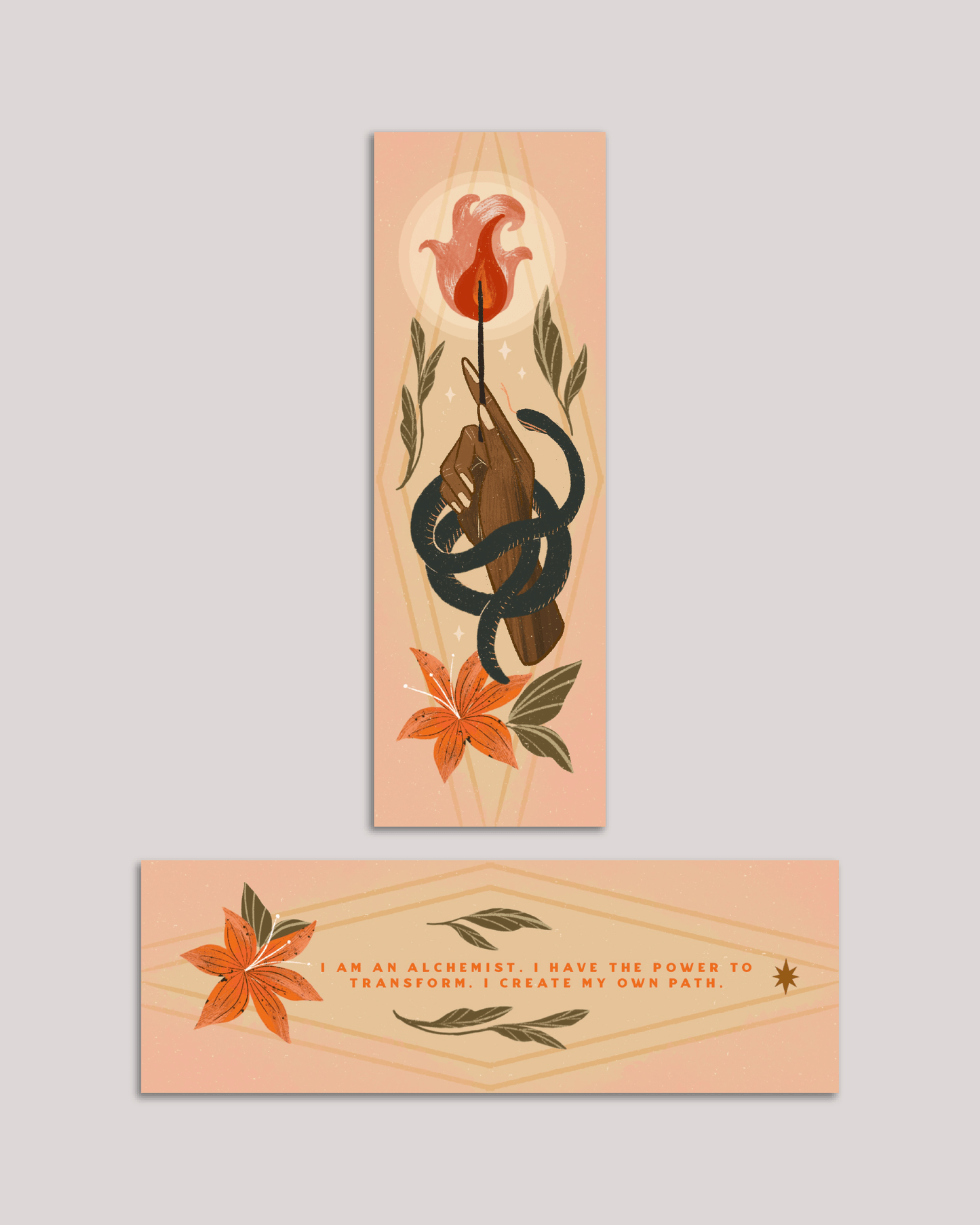 The Alchemist Affirmation Bookmark.