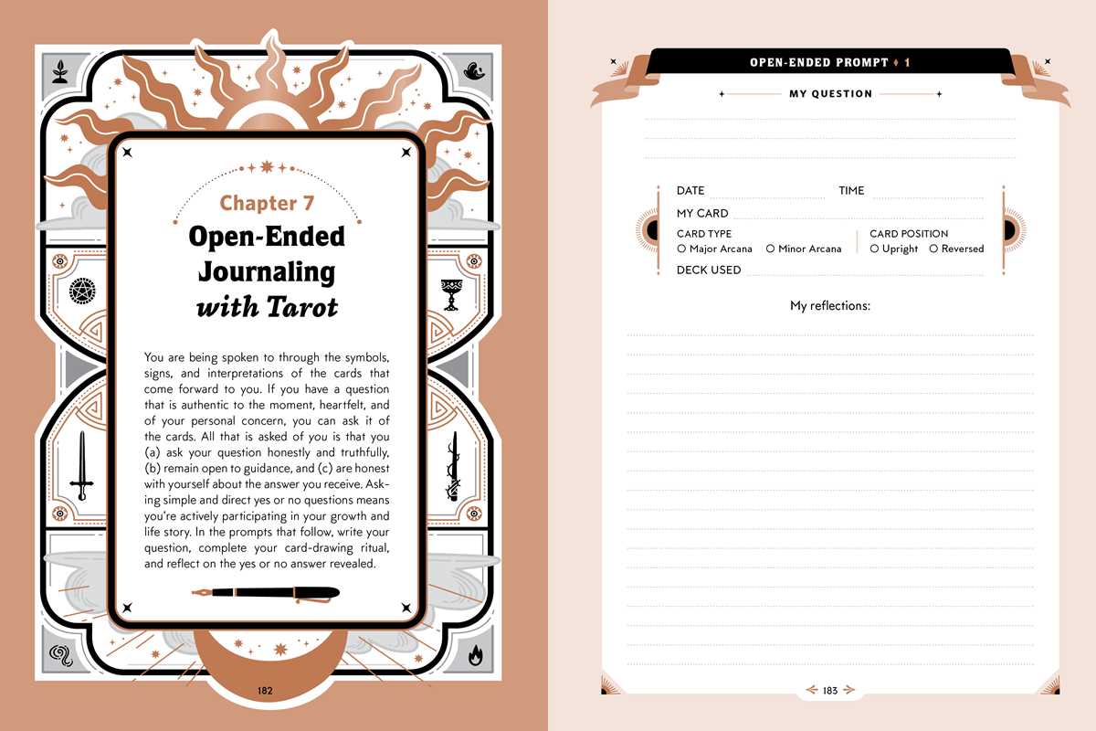 One Card Tarot Journal.