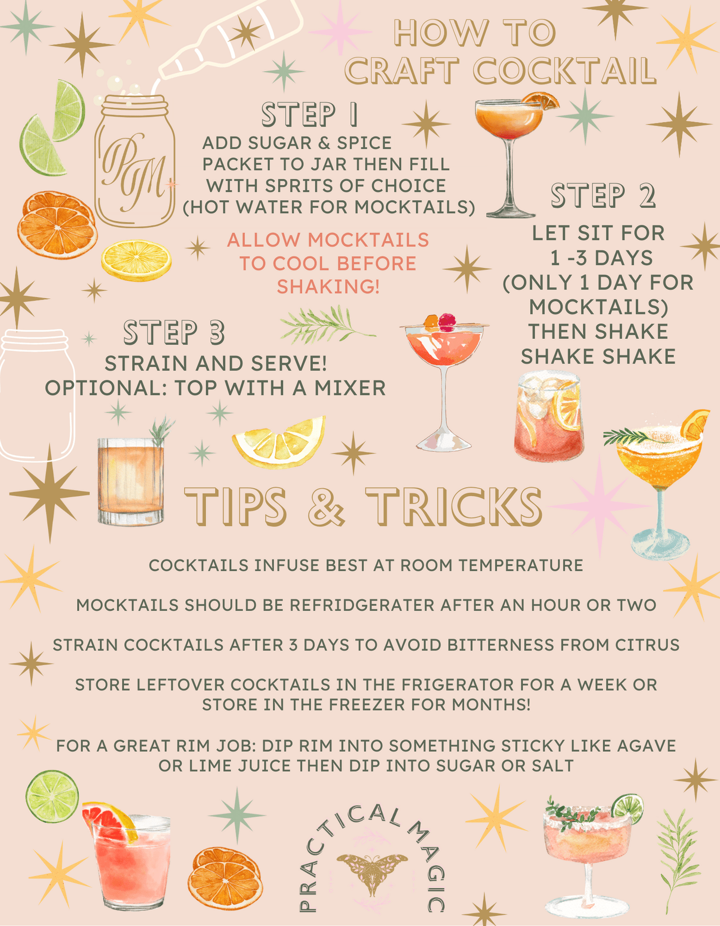 Moon Magic Craft Cocktail/Mocktail Infusion Kit.