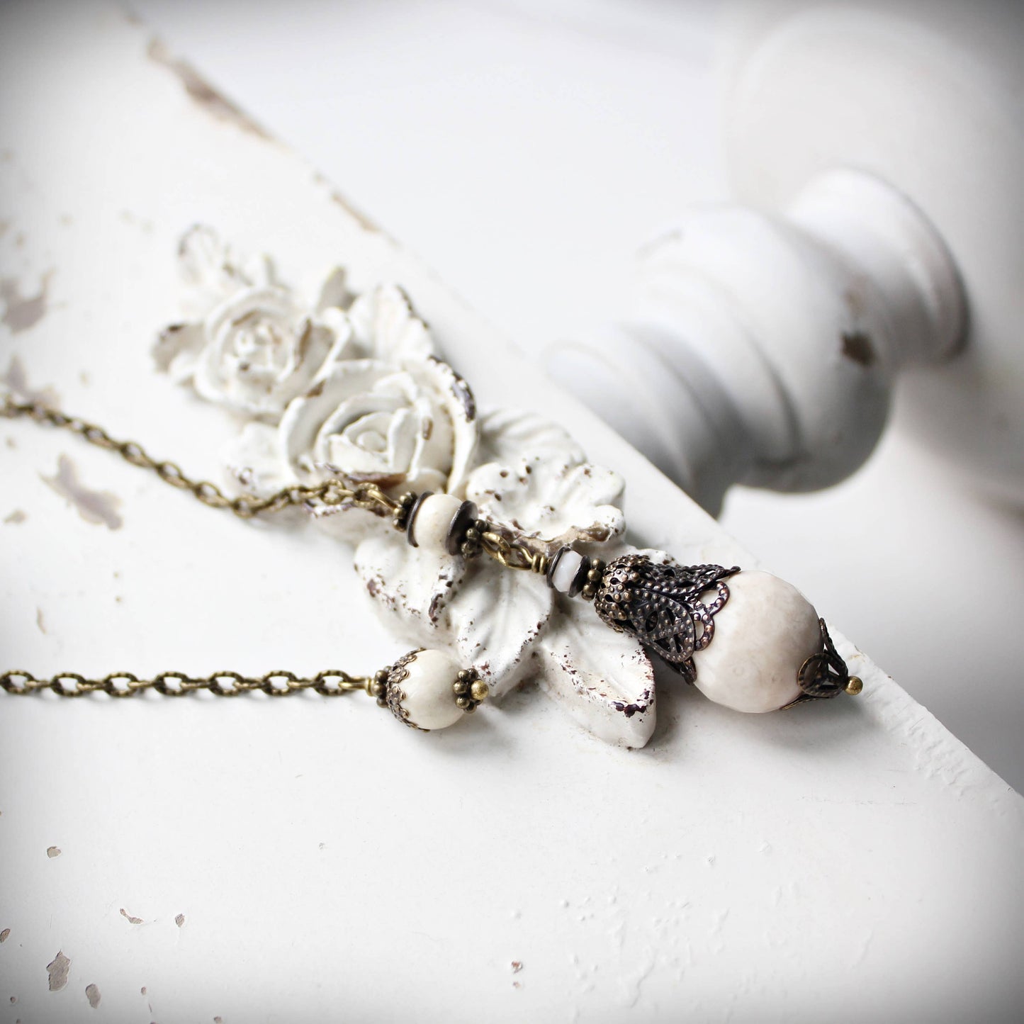 Faceted Petrified Wood Pendulum