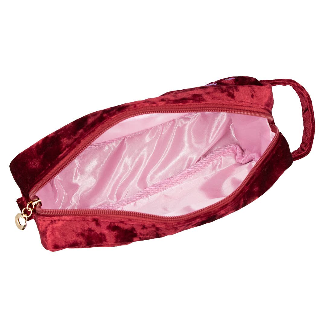Baneful Botany Velvet Cosmetic Bag.