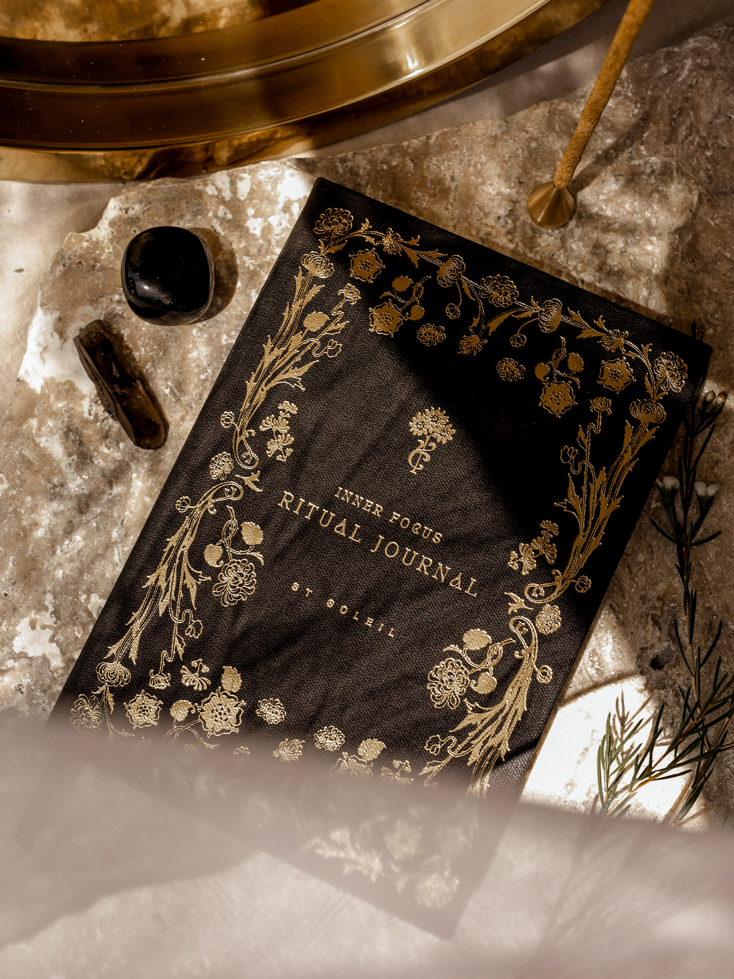 black linen journal
