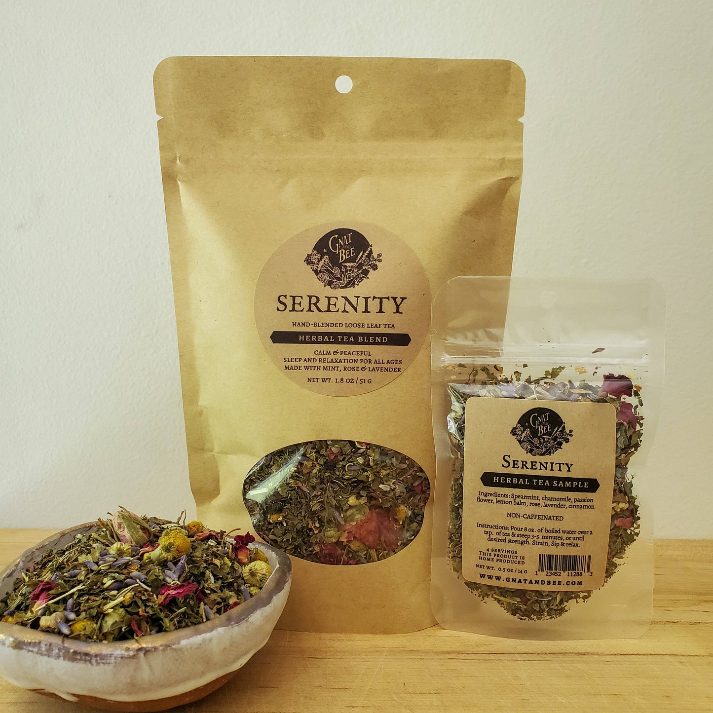 Serenity | Herbal Loose Leaf Tea: 2 oz.