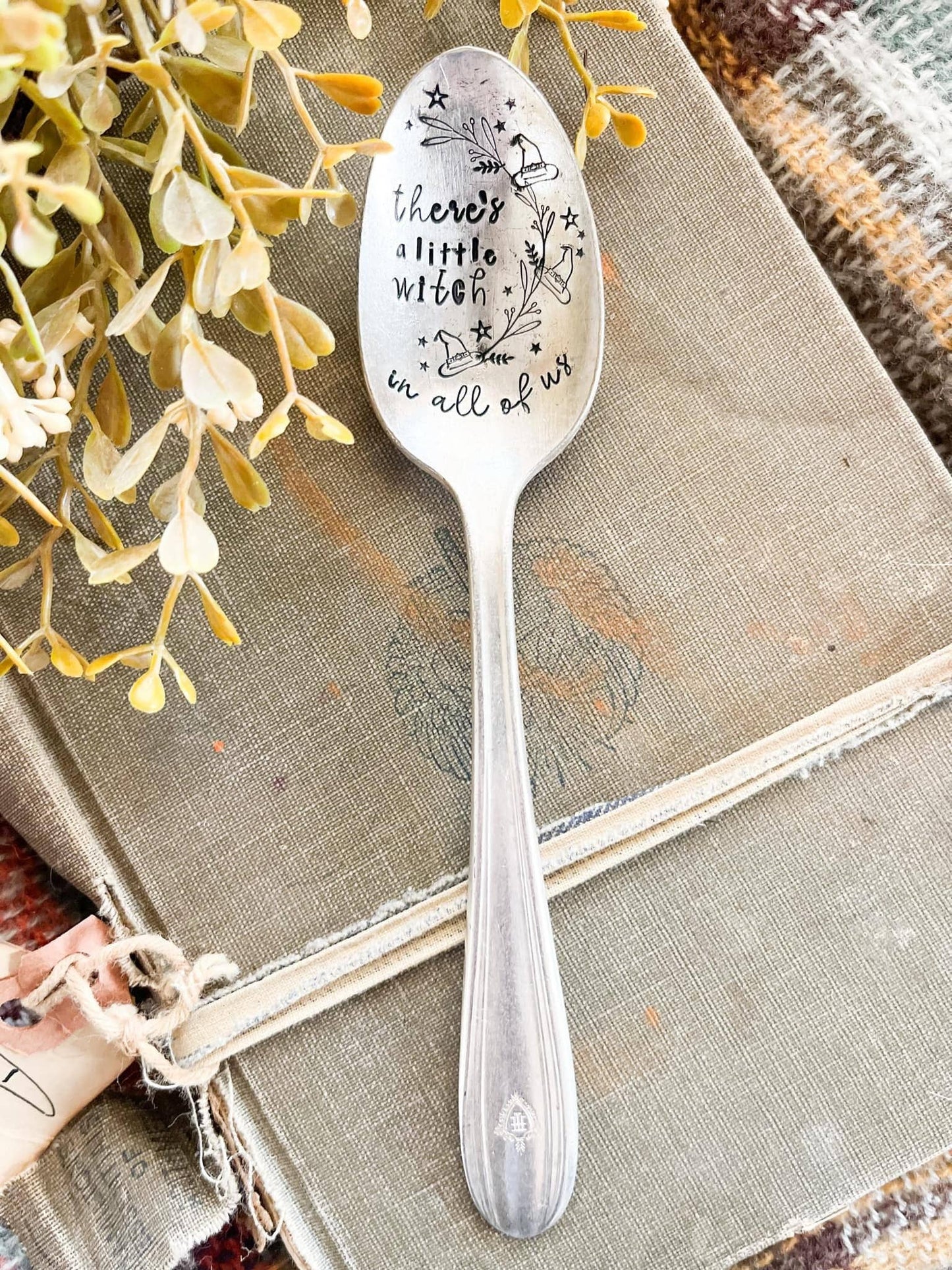 There’s A Little Witch In All Of Us Vintage Stamped Spoon.