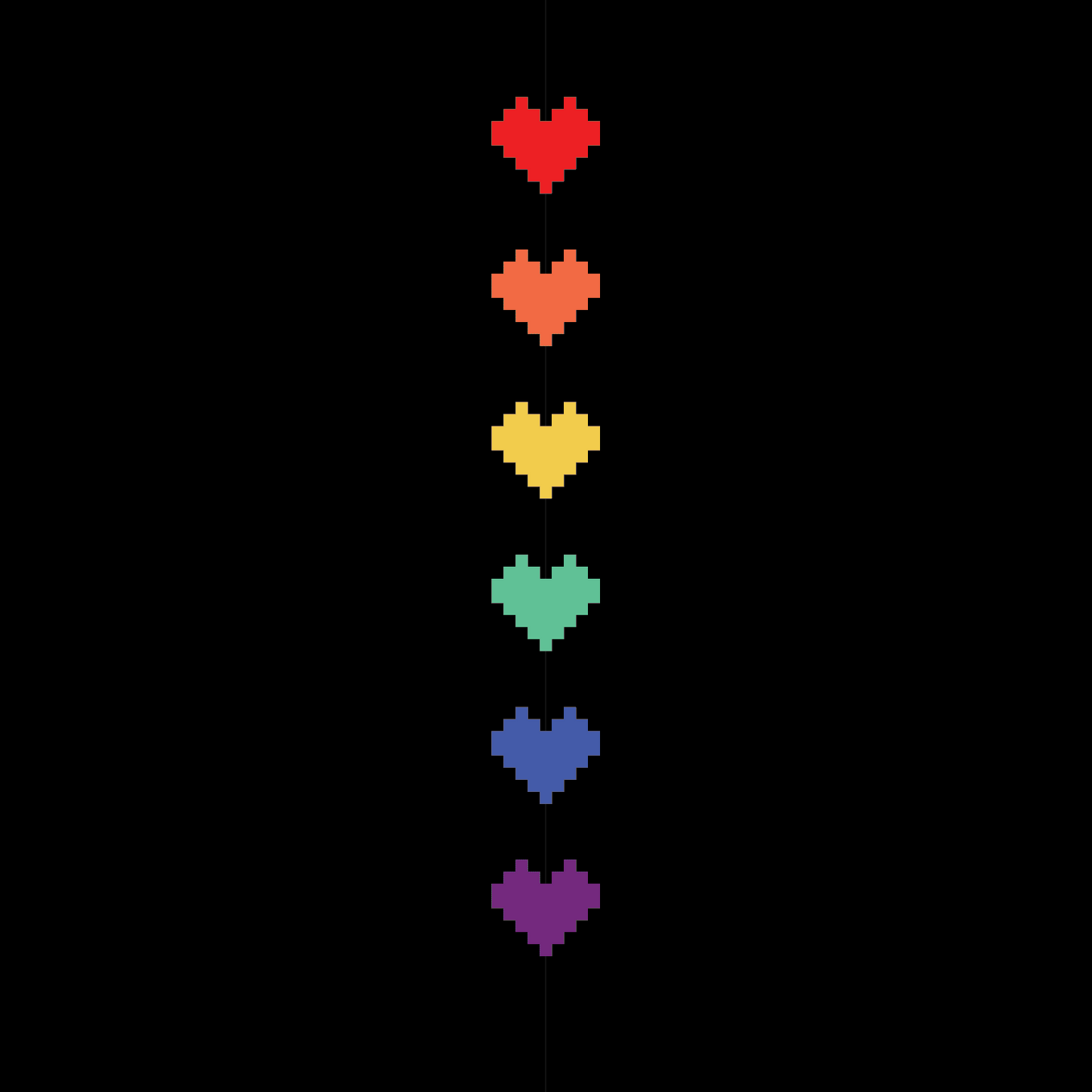 Pride Pixel Hearts Crew Socks