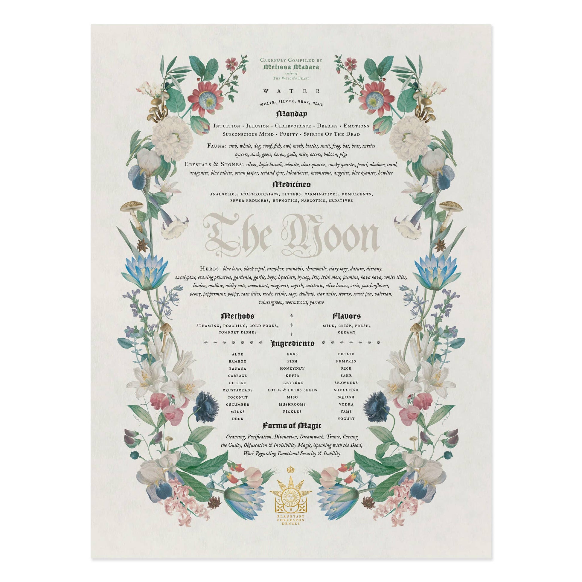 Open Sea moon print