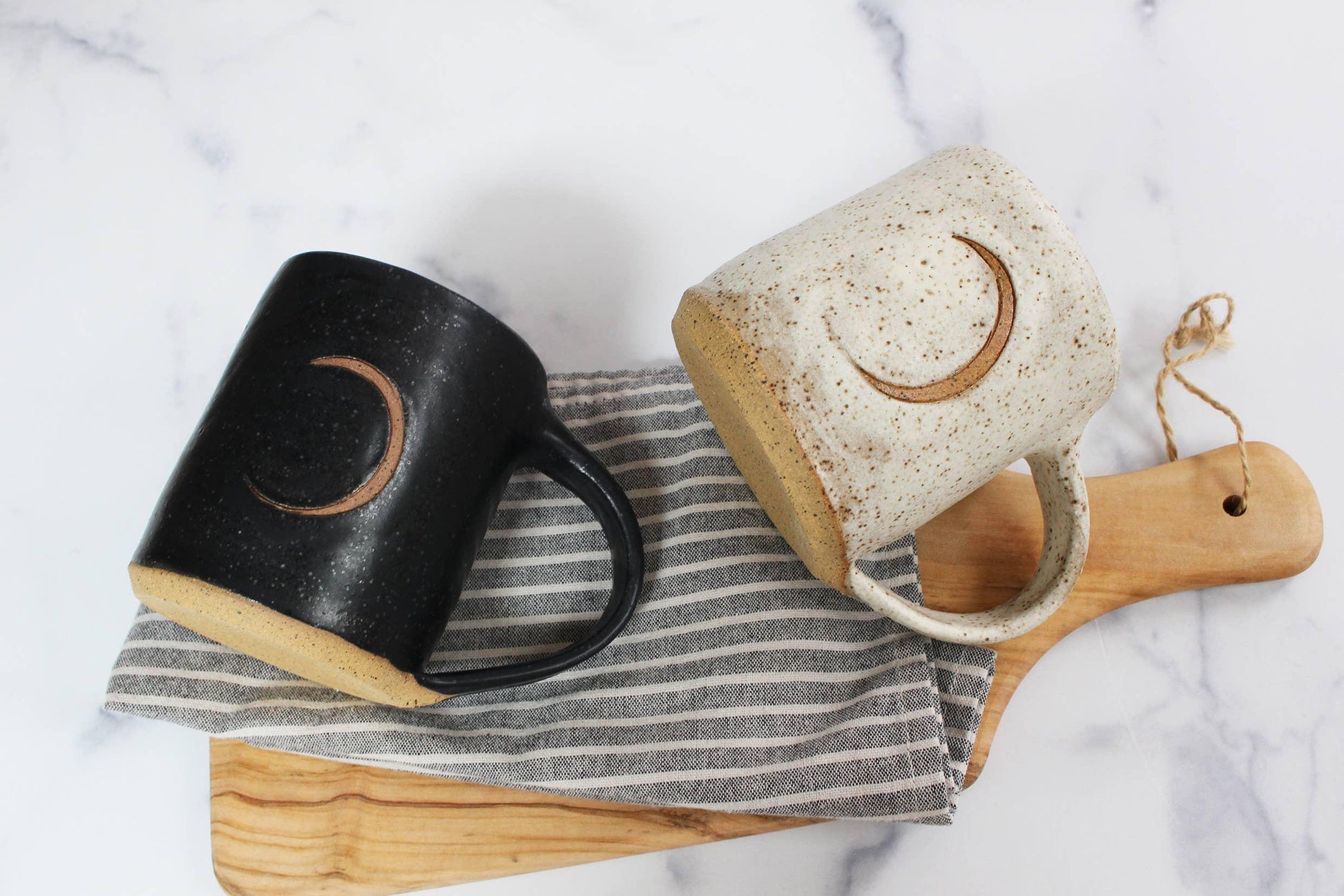 Fly Me To The Moon Mug -  Black.