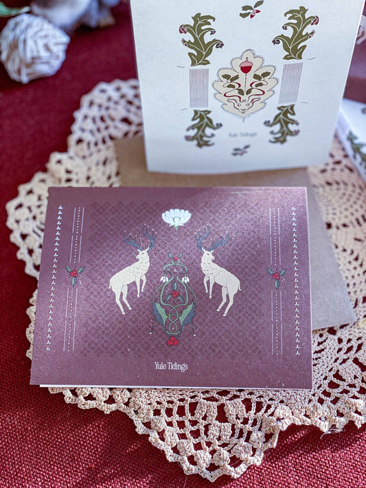 Holly King Winter Solstice Card