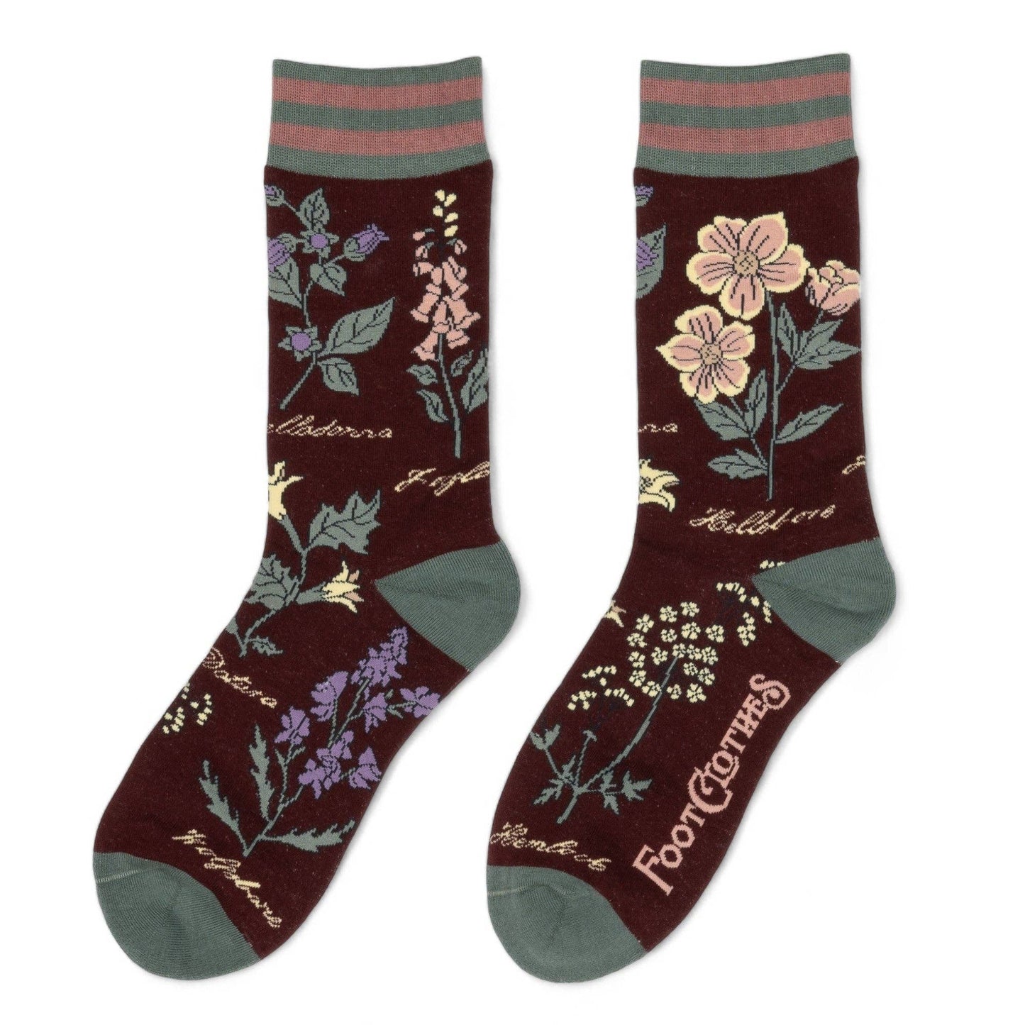 Baneful Botany Crew Socks.