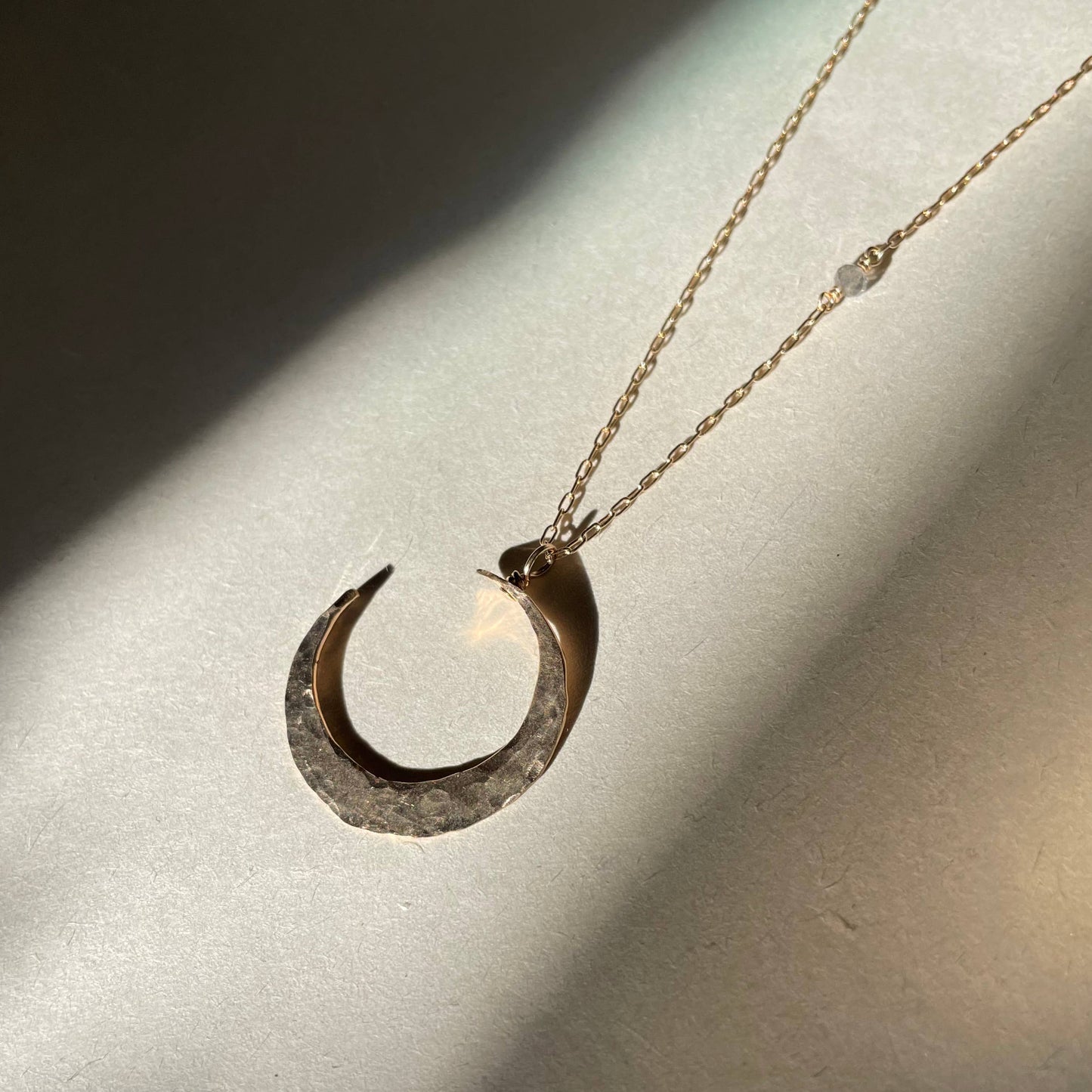 Crescent Moon Necklace | 14k Gold Fill