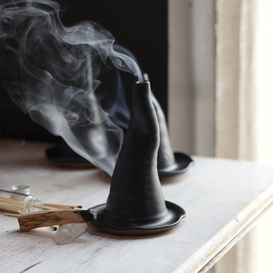 Witch Hat Incense Burner | Handmade Stoneware.