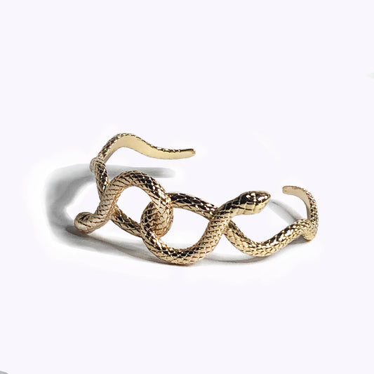 gold snake bracelet