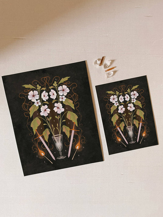 Bloom in Smoke Print.