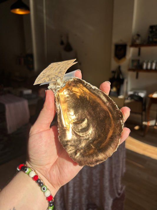Oyster Shell Incense Burner - Rose Gold